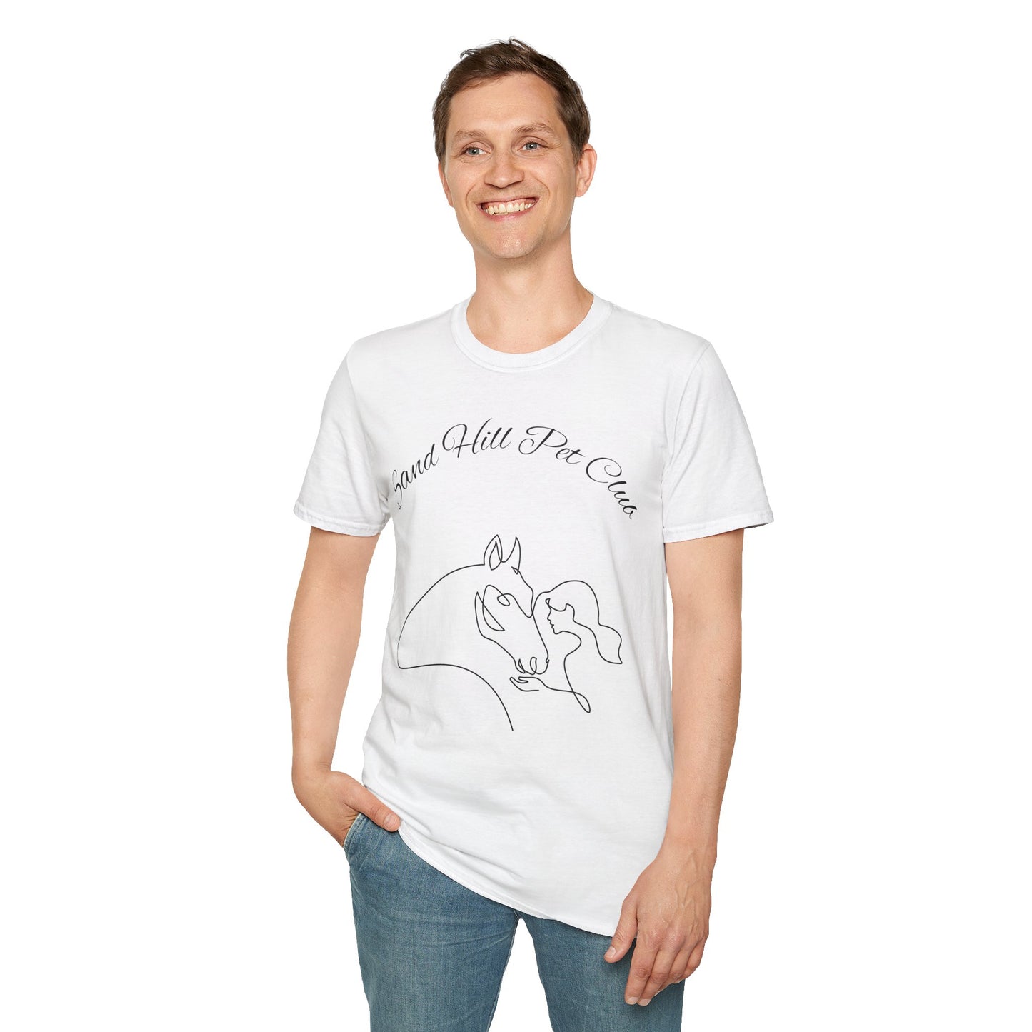 Equestrian Love Unisex T-Shirt, Horse Lover Gift, Casual Tee, Farm Life Apparel, Riding Shirt, Animal Artwear