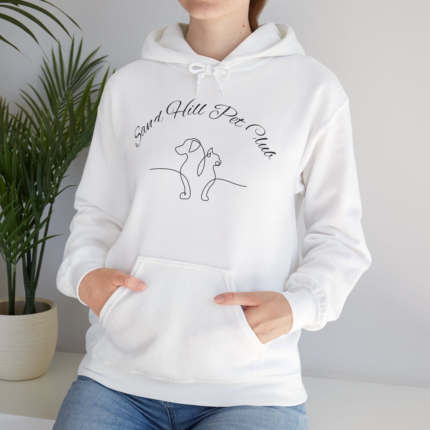 Pet Lover's Cozy Hoodie, Dog Theme Sweatshirt, Animal Print Pullover, Perfect Gift for Pet Owners, Casual Everyday Wear