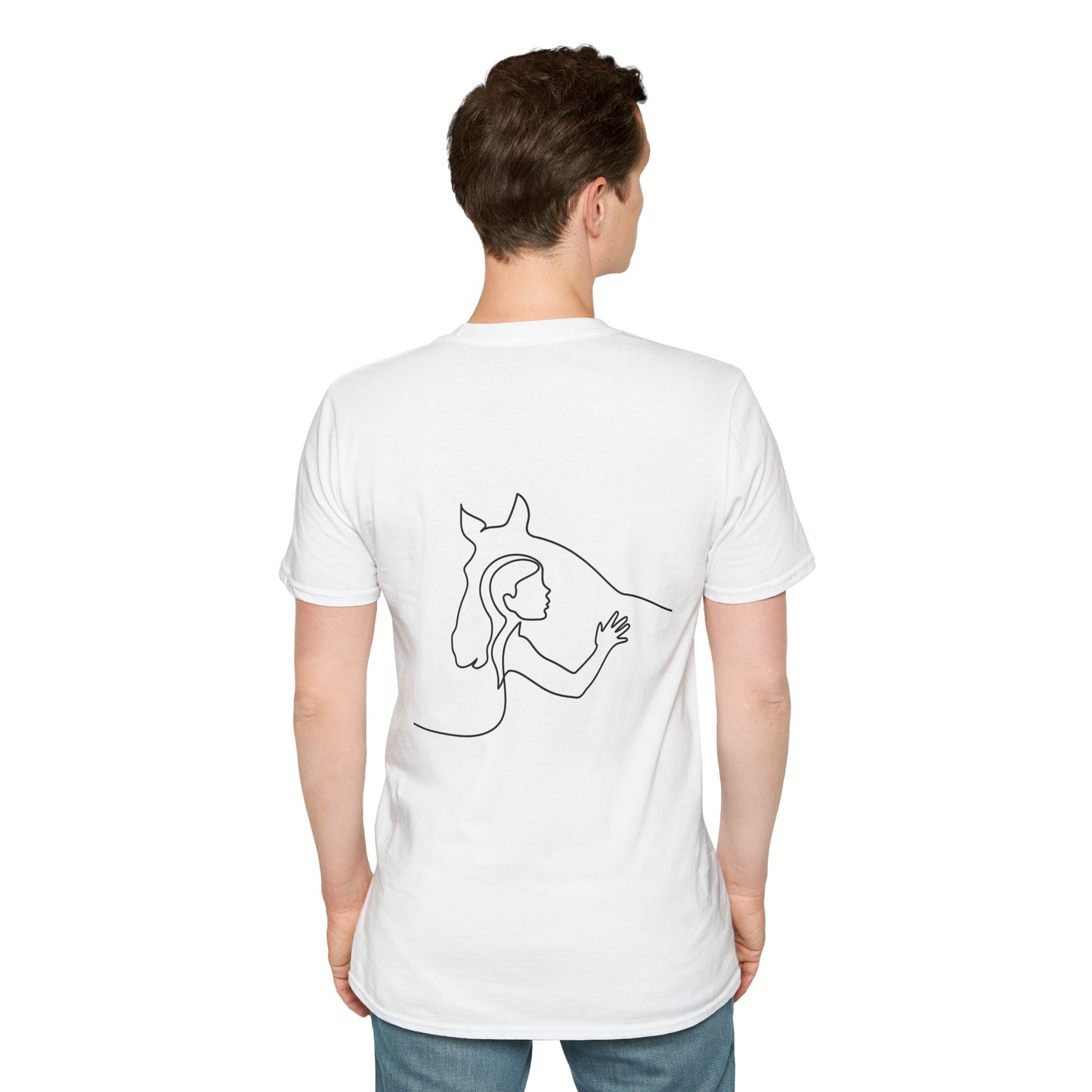 Equestrian Love Unisex T-Shirt, Horse Lover Gift, Casual Tee, Farm Life Apparel, Riding Shirt, Animal Artwear