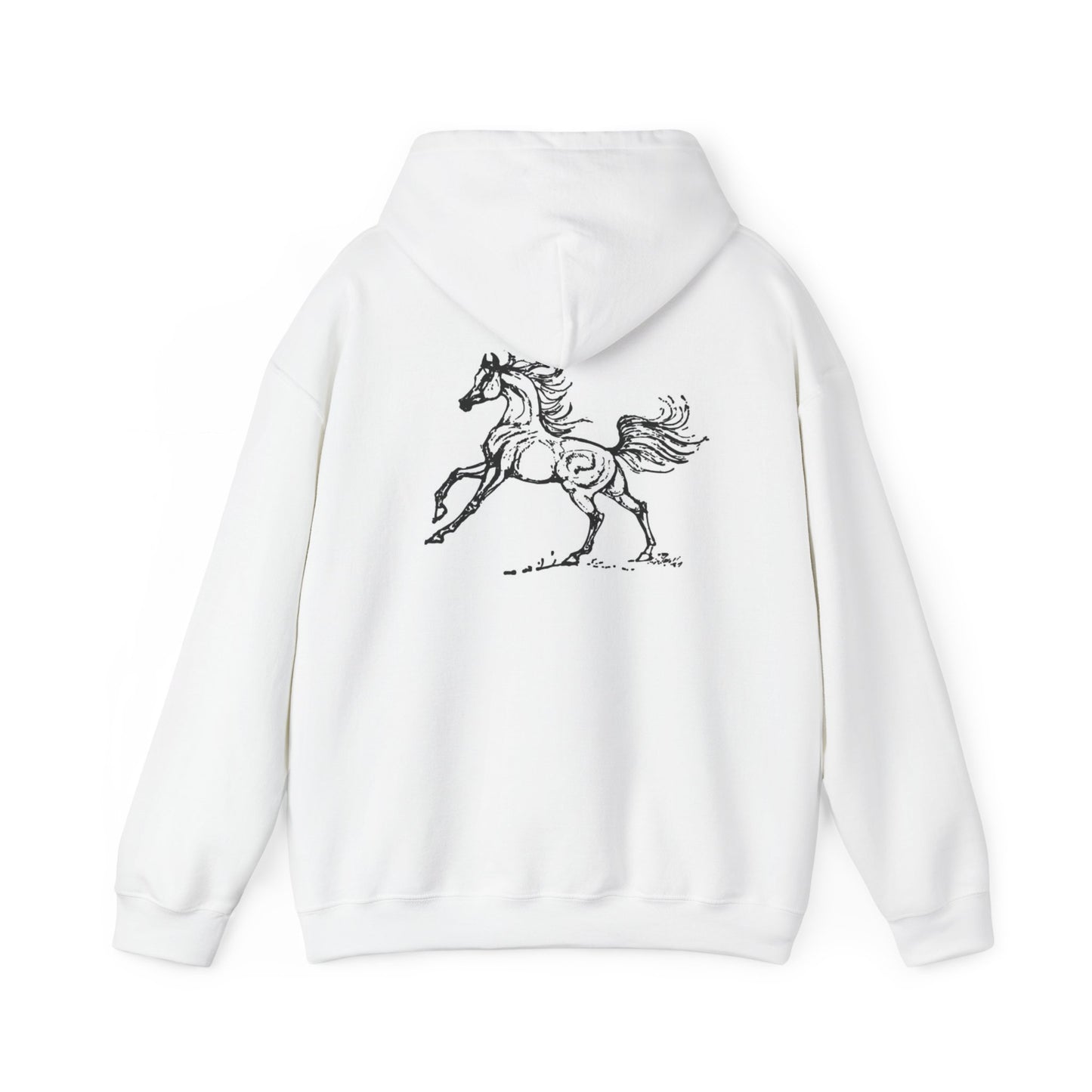 Equestrian Art Hoodie, Cozy Horse Sweatshirt for Animal Lovers, Perfect Gift for Riders, Farm Life Apparel, Casual Wear