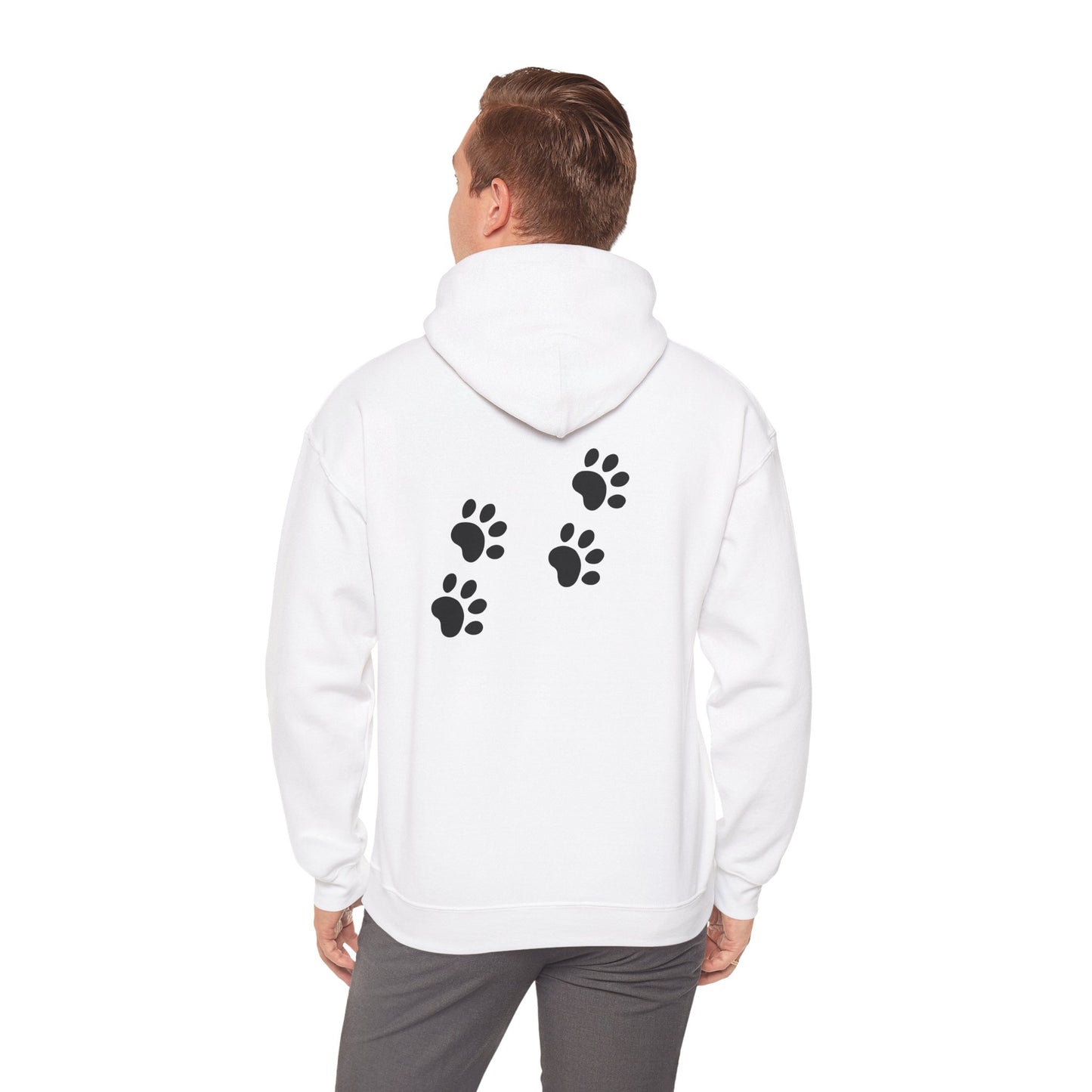 Pet Lover's Cozy Hoodie, Dog Theme Sweatshirt, Animal Print Pullover, Perfect Gift for Pet Owners, Casual Everyday Wear