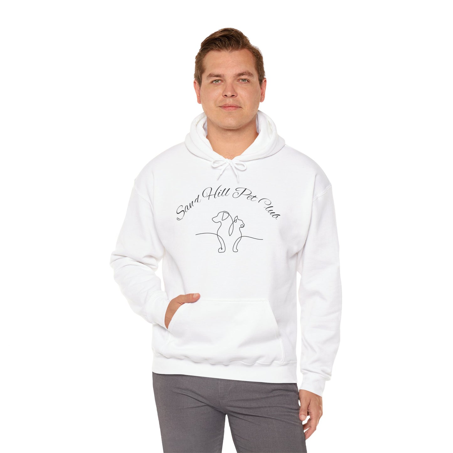 Pet Lover's Cozy Hoodie, Dog Theme Sweatshirt, Animal Print Pullover, Perfect Gift for Pet Owners, Casual Everyday Wear