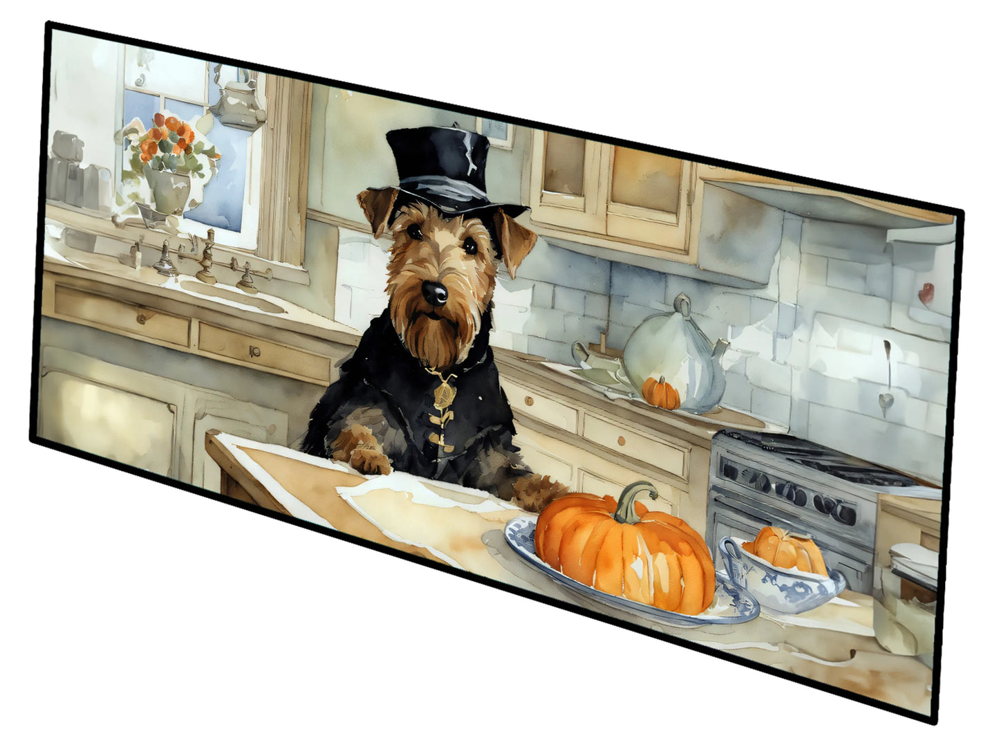 Fall Kitchen Pumpkin Pie Runner Mat 28x58 - Size: 28HX58W | Pack Of: 1 | Collection name: Fall kitchen pumpkin pie