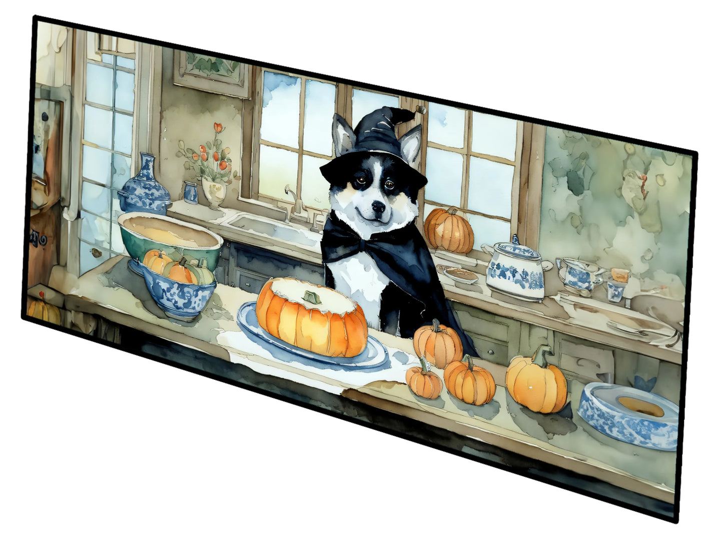 Fall Kitchen Pumpkin Pie Runner Mat 28x58 - Size: 28HX58W | Pack Of: 1 | Collection name: Fall kitchen pumpkin pie