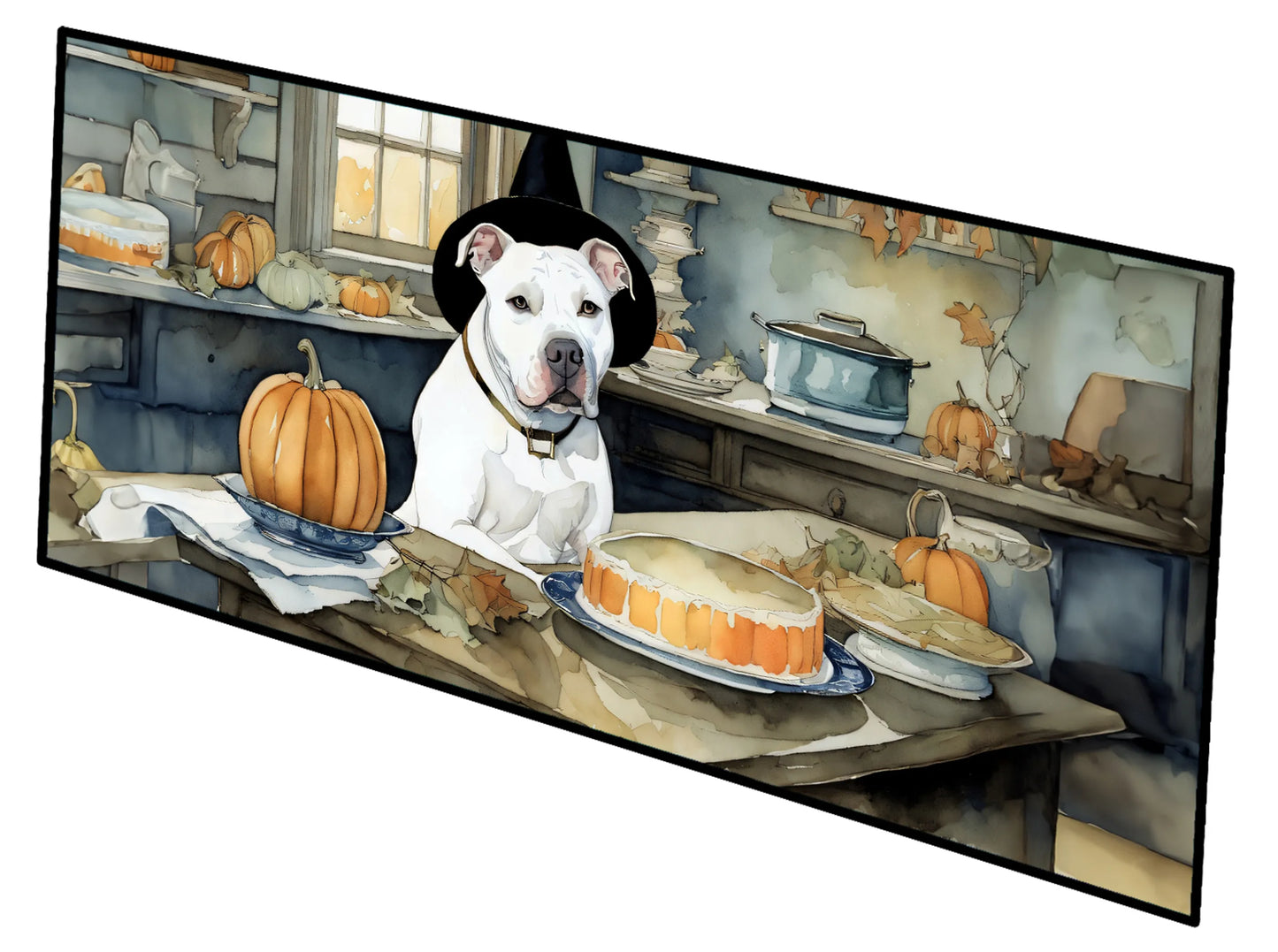 Fall Kitchen Pumpkin Pie Runner Mat 28x58 - Size: 28HX58W | Pack Of: 1 | Collection name: Fall kitchen pumpkin pie