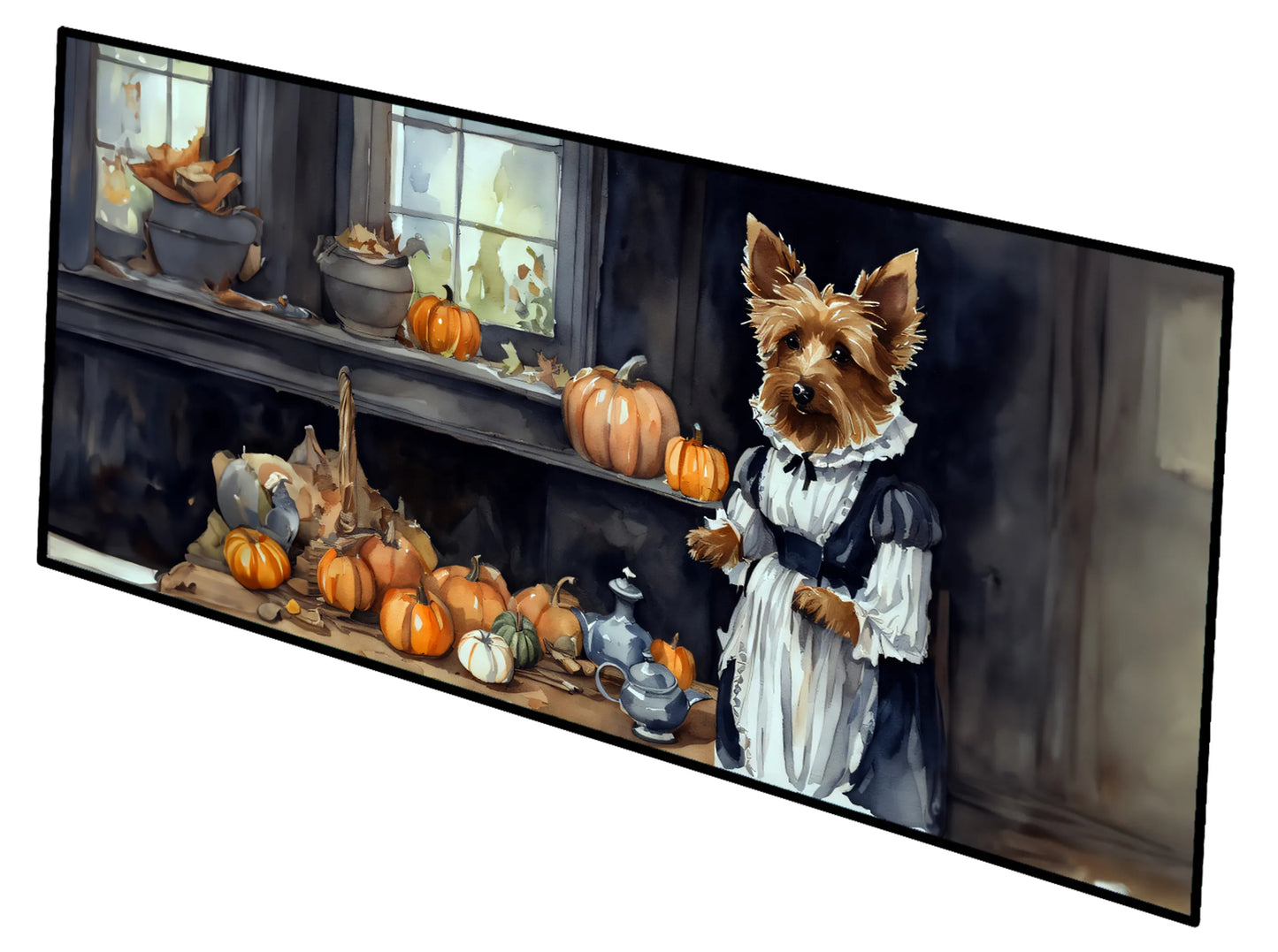Fall Kitchen Pumpkin Pie Runner Mat 28x58 - Size: 28HX58W | Pack Of: 1 | Collection name: Fall kitchen pumpkin pie