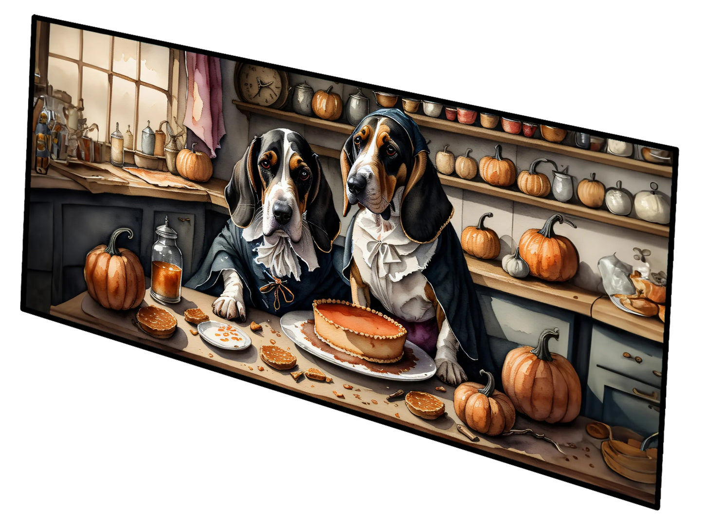 Fall Kitchen Pumpkin Pie Runner Mat 28x58 - Size: 28HX58W | Pack Of: 1 | Collection name: Fall kitchen pumpkin pie