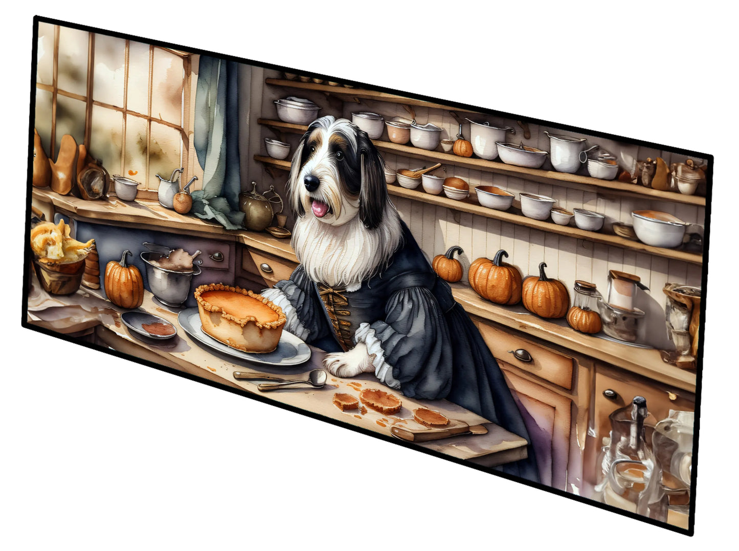 Fall Kitchen Pumpkin Pie Runner Mat 28x58 - Size: 28HX58W | Pack Of: 1 | Collection name: Fall kitchen pumpkin pie