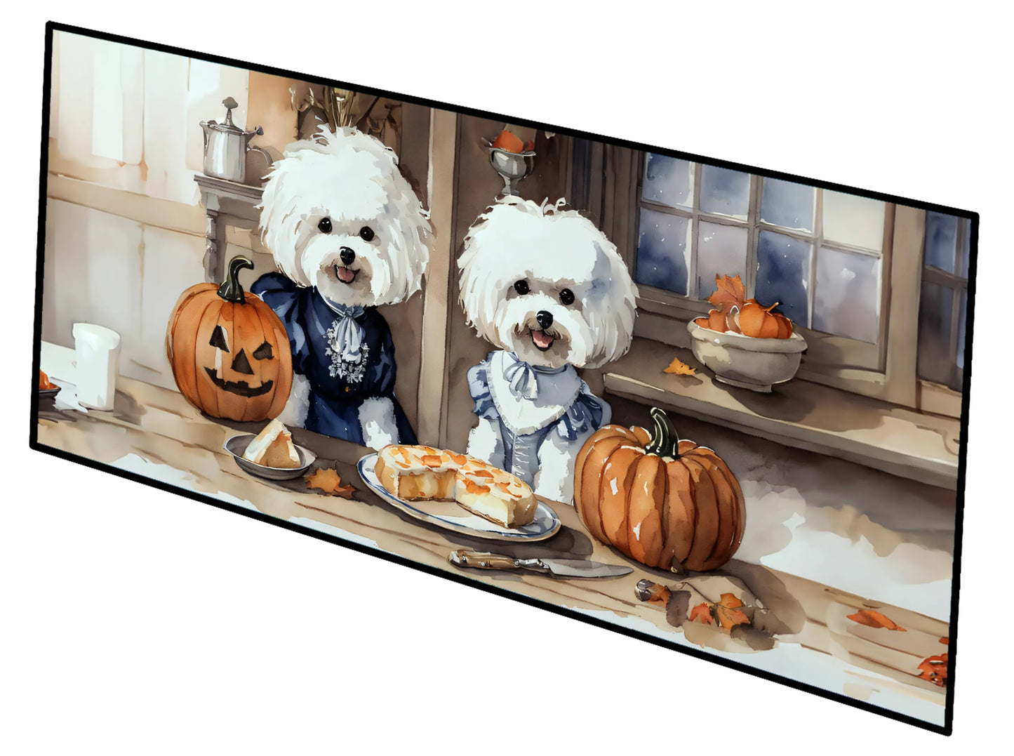 Fall Kitchen Pumpkin Pie Runner Mat 28x58 - Size: 28HX58W | Pack Of: 1 | Collection name: Fall kitchen pumpkin pie