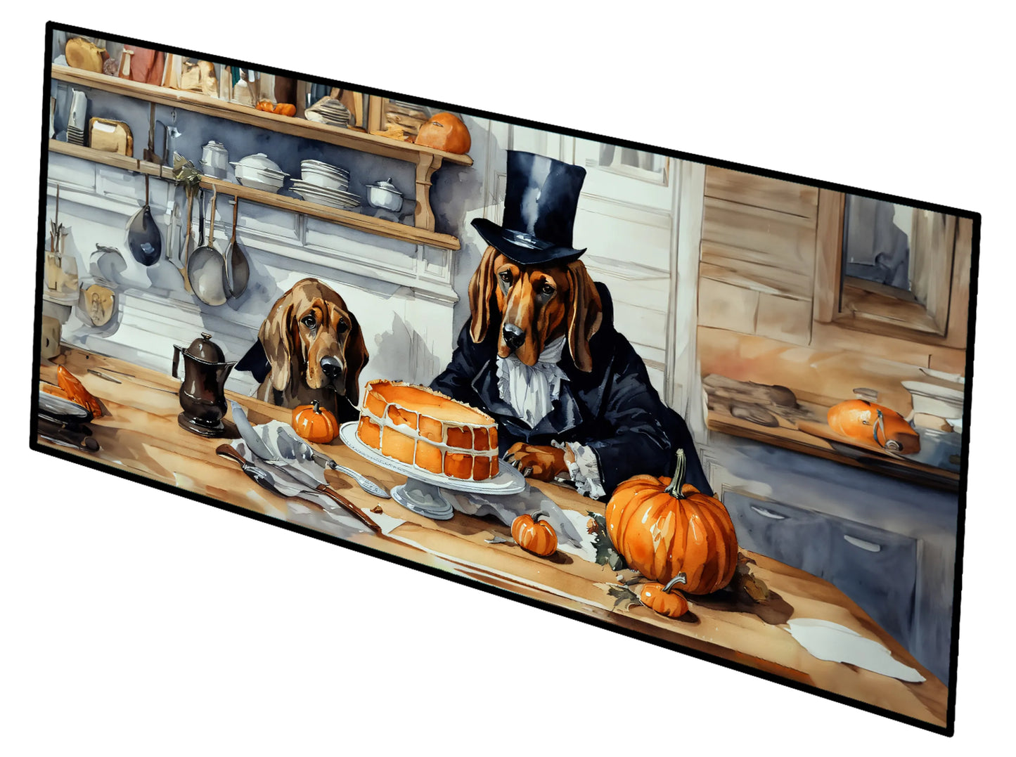 Fall Kitchen Pumpkin Pie Runner Mat 28x58 - Size: 28HX58W | Pack Of: 1 | Collection name: Fall kitchen pumpkin pie