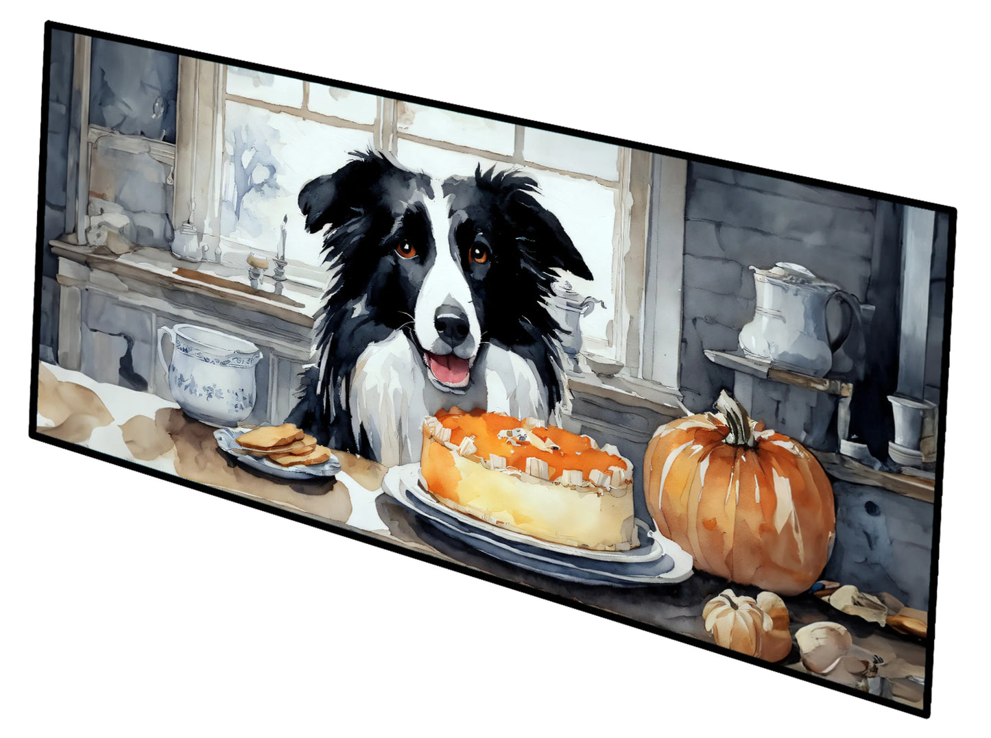 Fall Kitchen Pumpkin Pie Runner Mat 28x58 - Size: 28HX58W | Pack Of: 1 | Collection name: Fall kitchen pumpkin pie