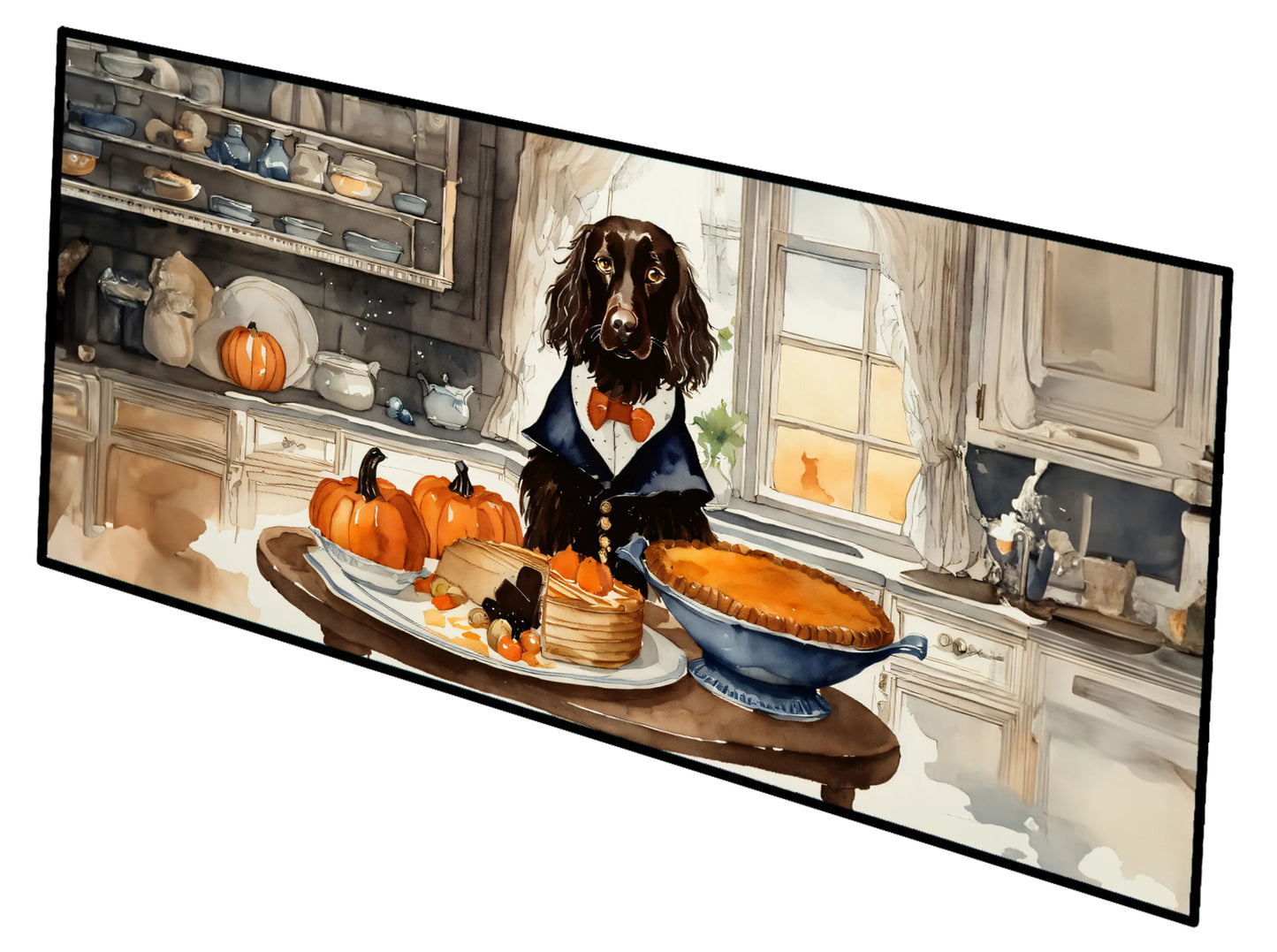 Fall Kitchen Pumpkin Pie Runner Mat 28x58 - Size: 28HX58W | Pack Of: 1 | Collection name: Fall kitchen pumpkin pie