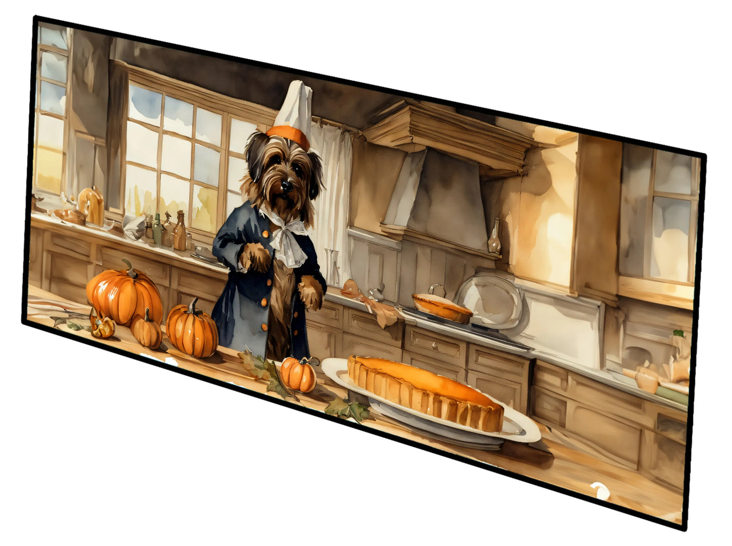 Fall Kitchen Pumpkin Pie Runner Mat 28x58 - Size: 28HX58W | Pack Of: 1 | Collection name: Fall kitchen pumpkin pie