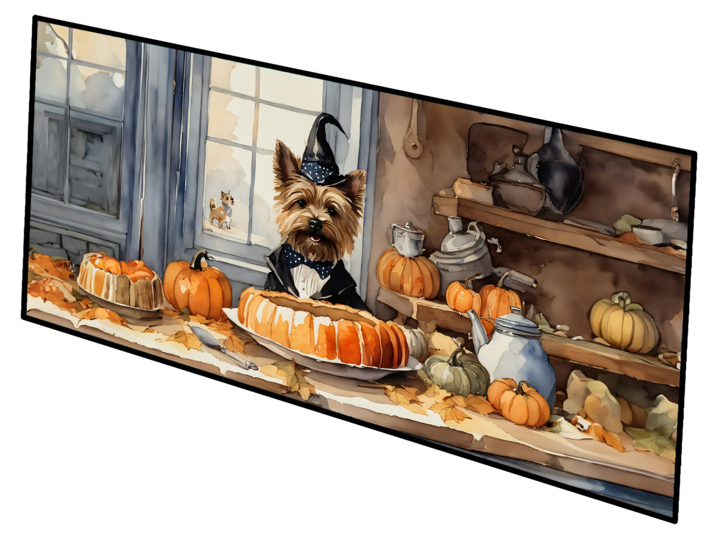 Fall Kitchen Pumpkin Pie Runner Mat 28x58 - Size: 28HX58W | Pack Of: 1 | Collection name: Fall kitchen pumpkin pie