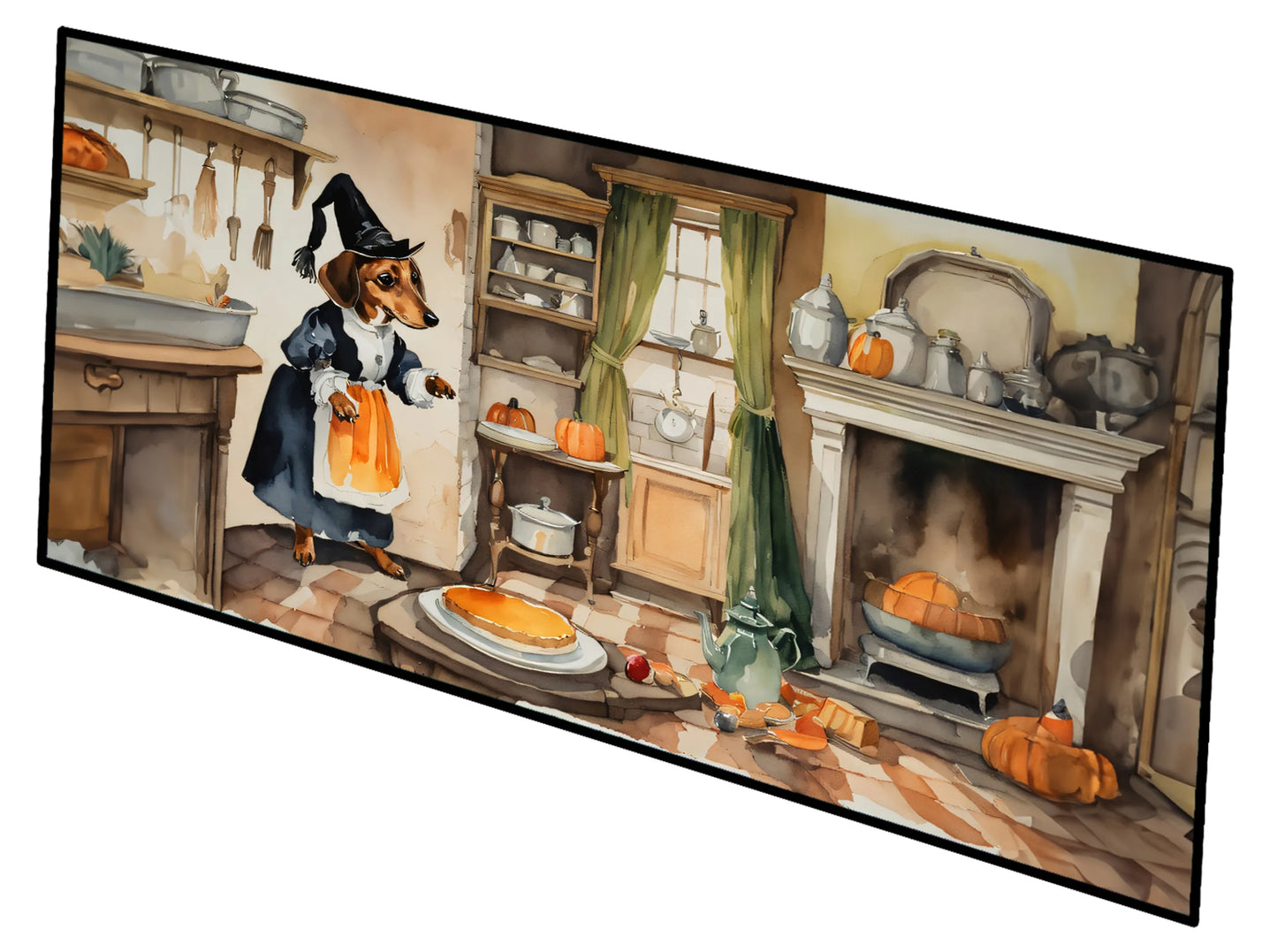 Fall Kitchen Pumpkin Pie Runner Mat 28x58 - Size: 28HX58W | Pack Of: 1 | Collection name: Fall kitchen pumpkin pie