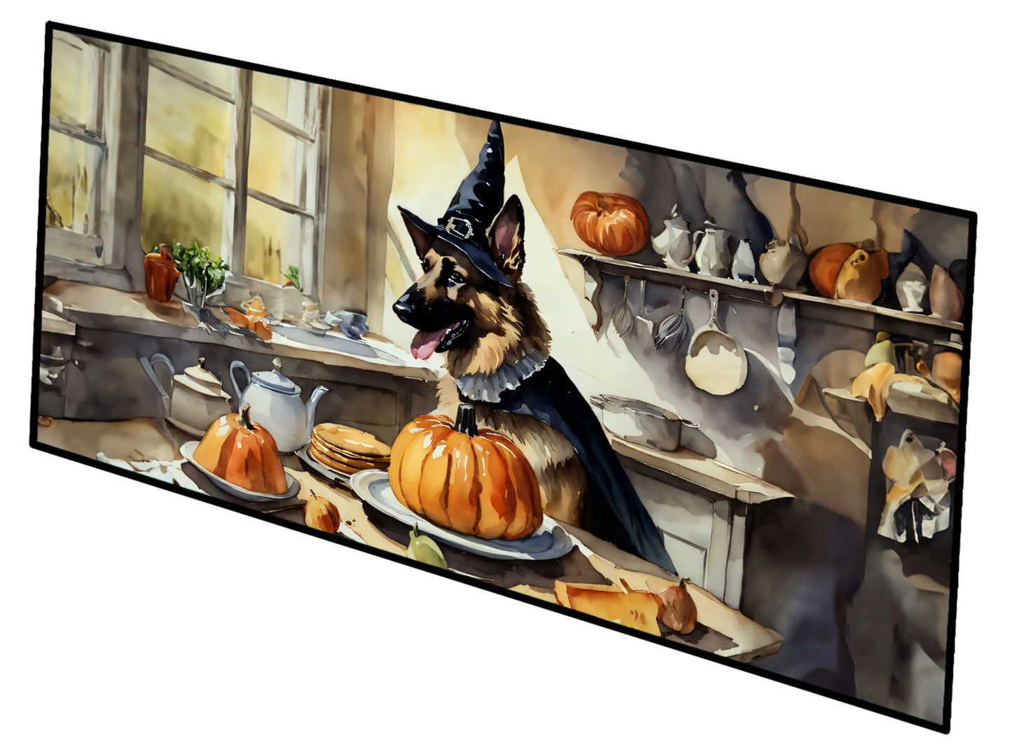 Fall Kitchen Pumpkin Pie Runner Mat 28x58 - Size: 28HX58W | Pack Of: 1 | Collection name: Fall kitchen pumpkin pie