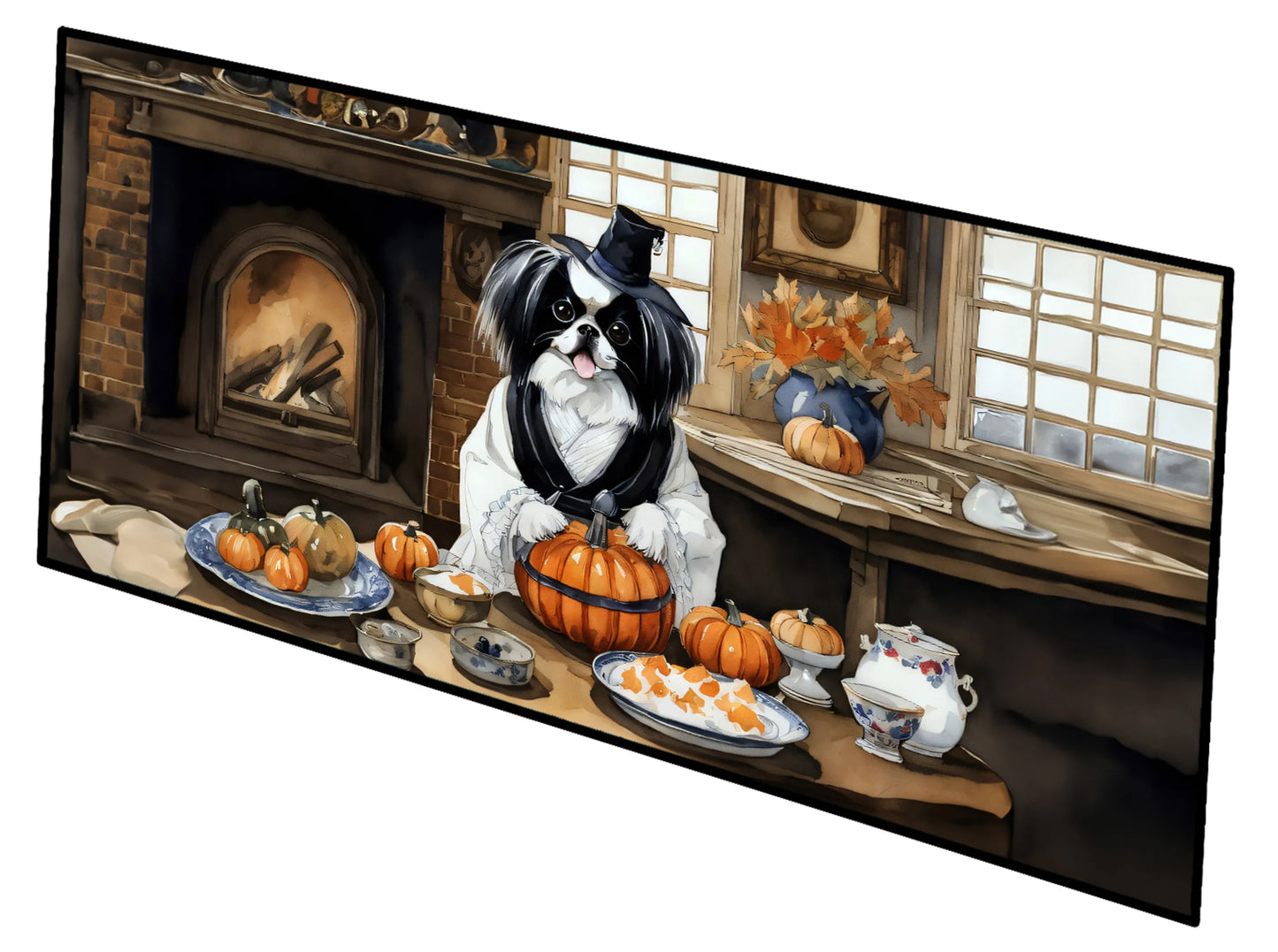 Fall Kitchen Pumpkin Pie Runner Mat 28x58 - Size: 28HX58W | Pack Of: 1 | Collection name: Fall kitchen pumpkin pie