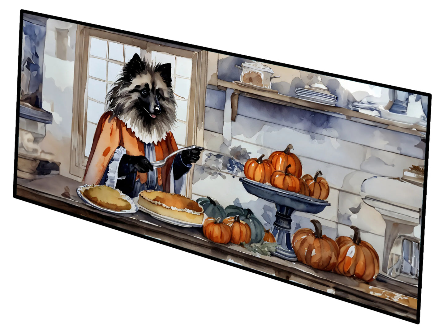 Fall Kitchen Pumpkin Pie Runner Mat 28x58 - Size: 28HX58W | Pack Of: 1 | Collection name: Fall kitchen pumpkin pie