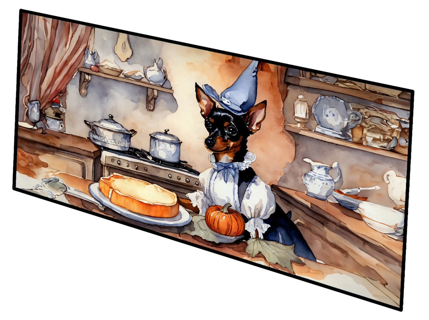Fall Kitchen Pumpkin Pie Runner Mat 28x58 - Size: 28HX58W | Pack Of: 1 | Collection name: Fall kitchen pumpkin pie