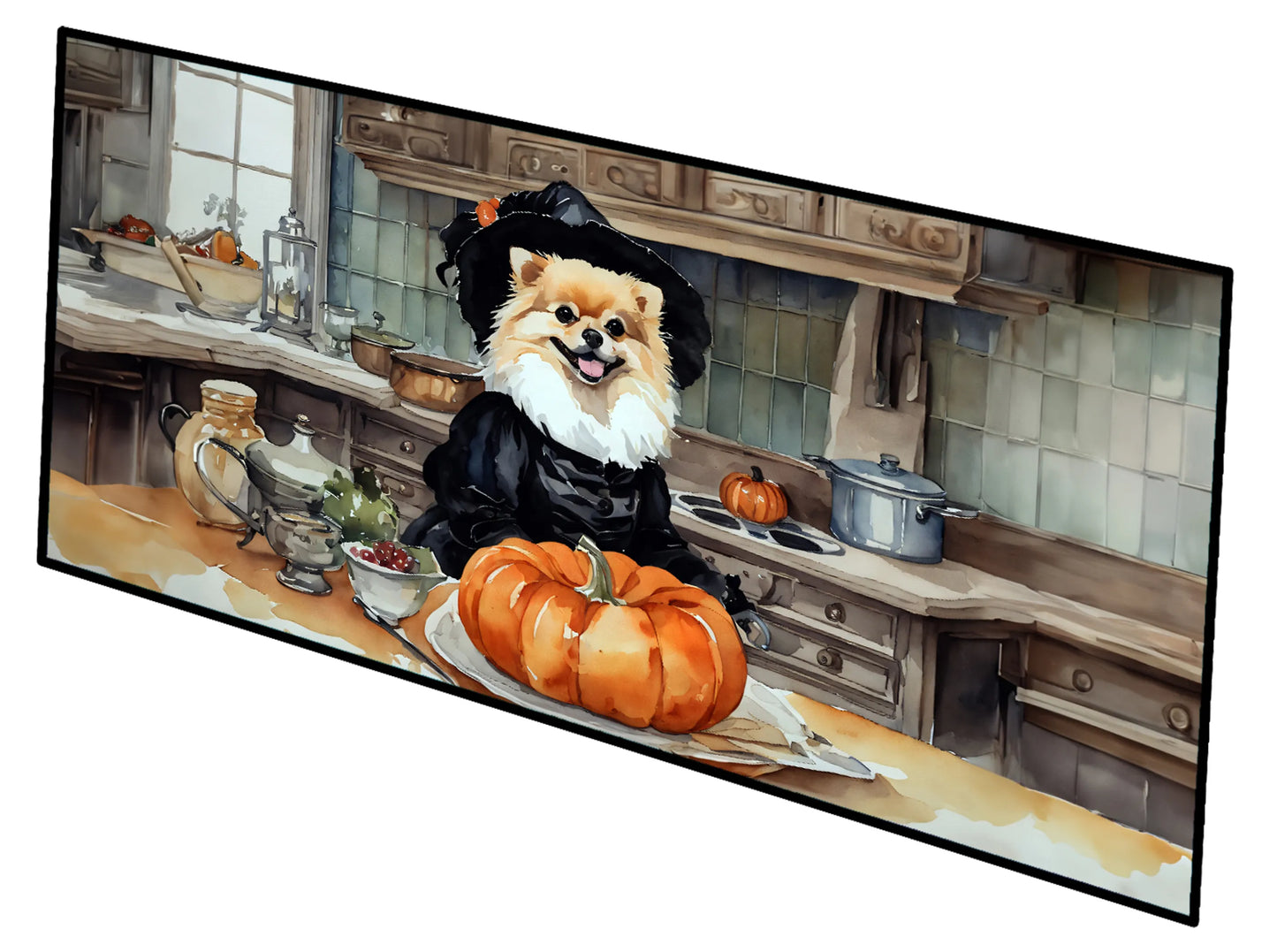 Fall Kitchen Pumpkin Pie Runner Mat 28x58 - Size: 28HX58W | Pack Of: 1 | Collection name: Fall kitchen pumpkin pie