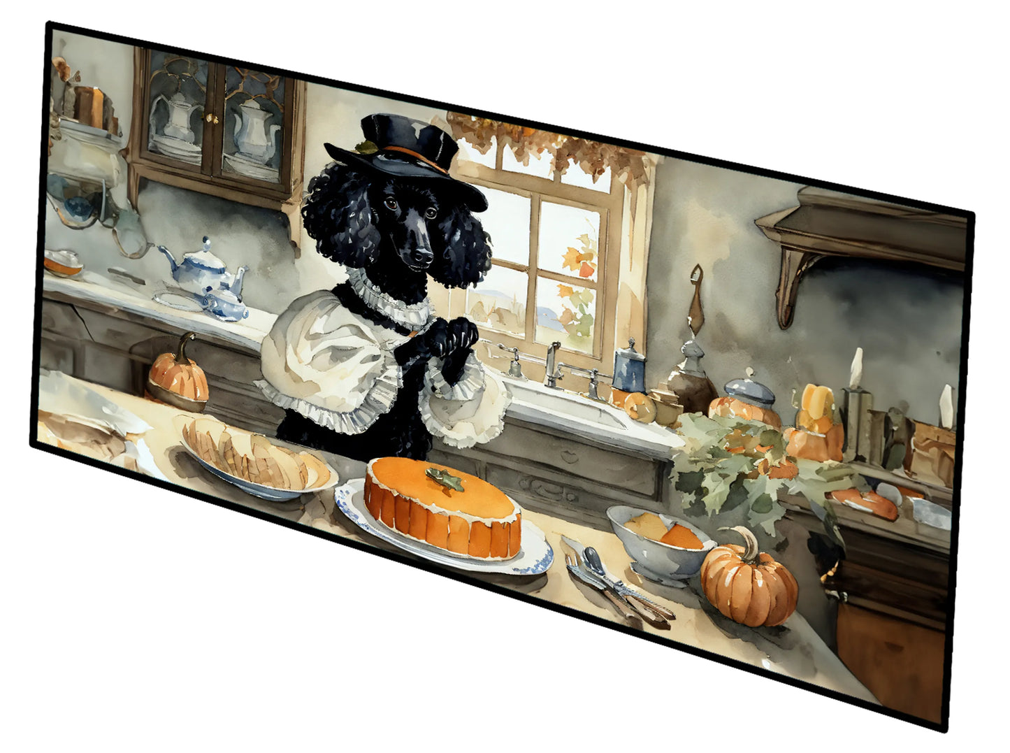 Fall Kitchen Pumpkin Pie Runner Mat 28x58 - Size: 28HX58W | Pack Of: 1 | Collection name: Fall kitchen pumpkin pie