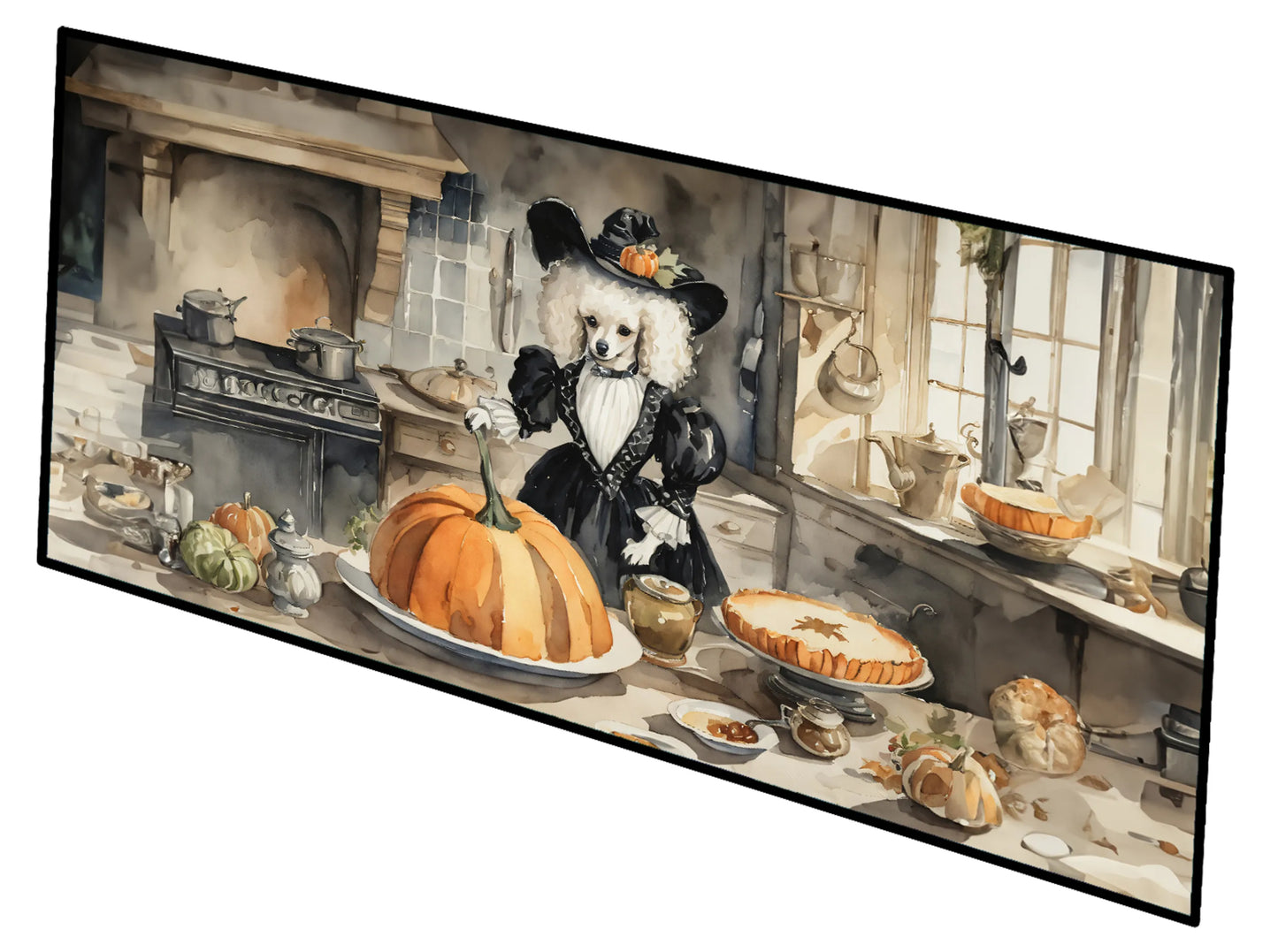 Fall Kitchen Pumpkin Pie Runner Mat 28x58 - Size: 28HX58W | Pack Of: 1 | Collection name: Fall kitchen pumpkin pie
