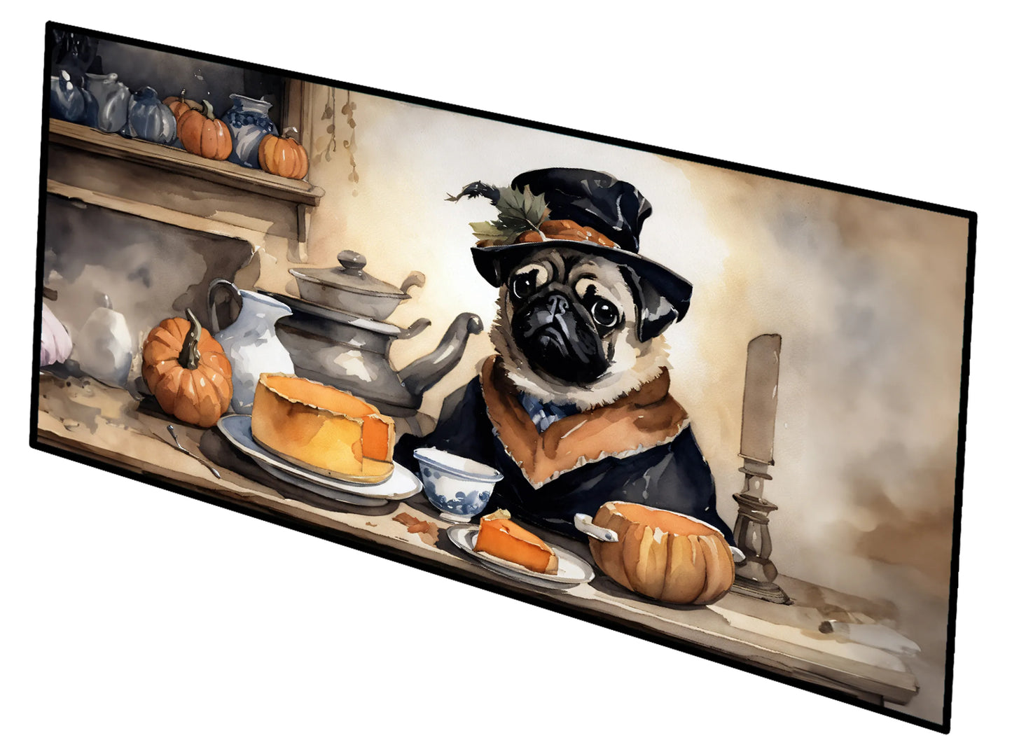 Fall Kitchen Pumpkin Pie Runner Mat 28x58 - Size: 28HX58W | Pack Of: 1 | Collection name: Fall kitchen pumpkin pie