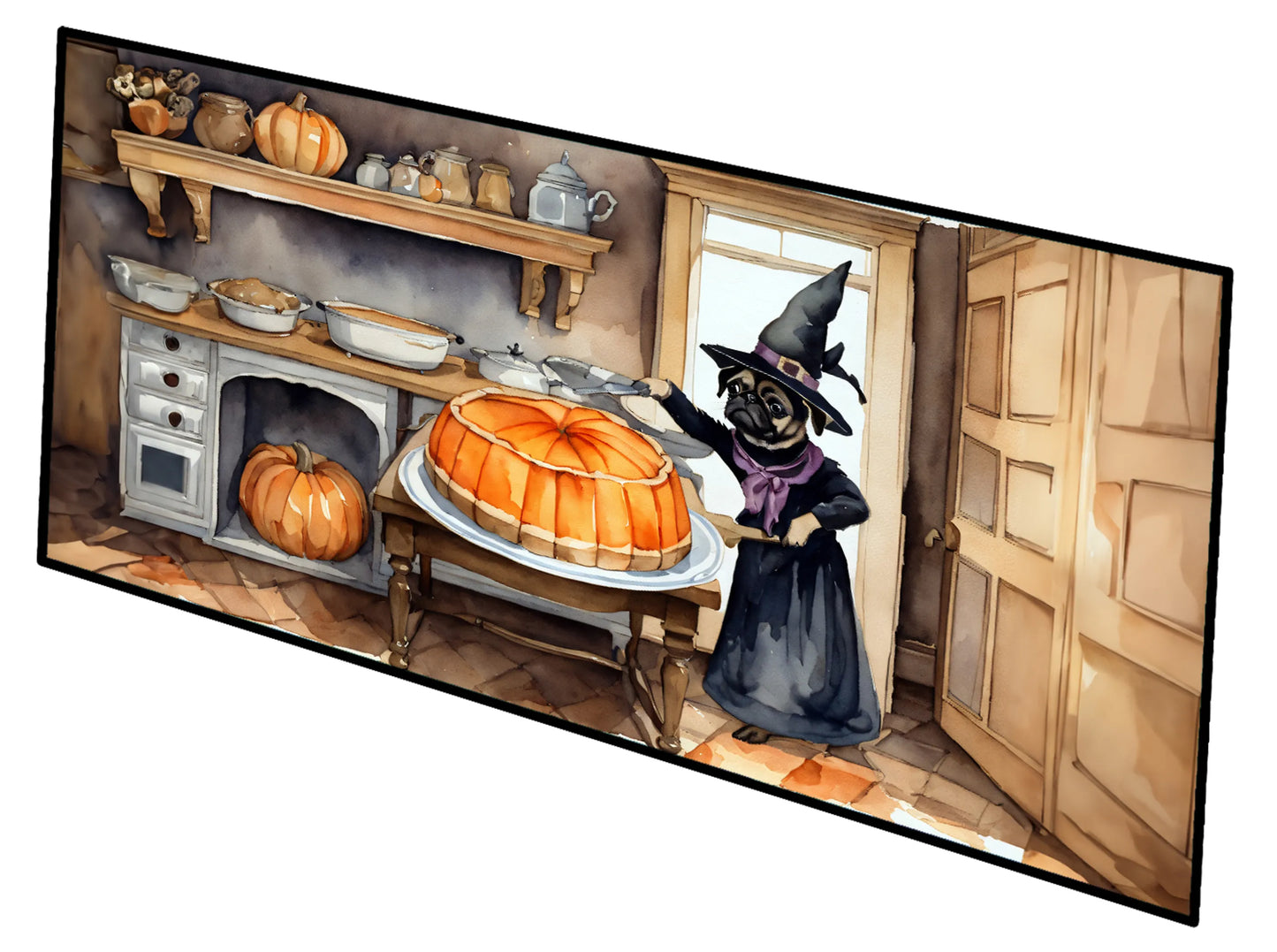 Fall Kitchen Pumpkin Pie Runner Mat 28x58 - Size: 28HX58W | Pack Of: 1 | Collection name: Fall kitchen pumpkin pie