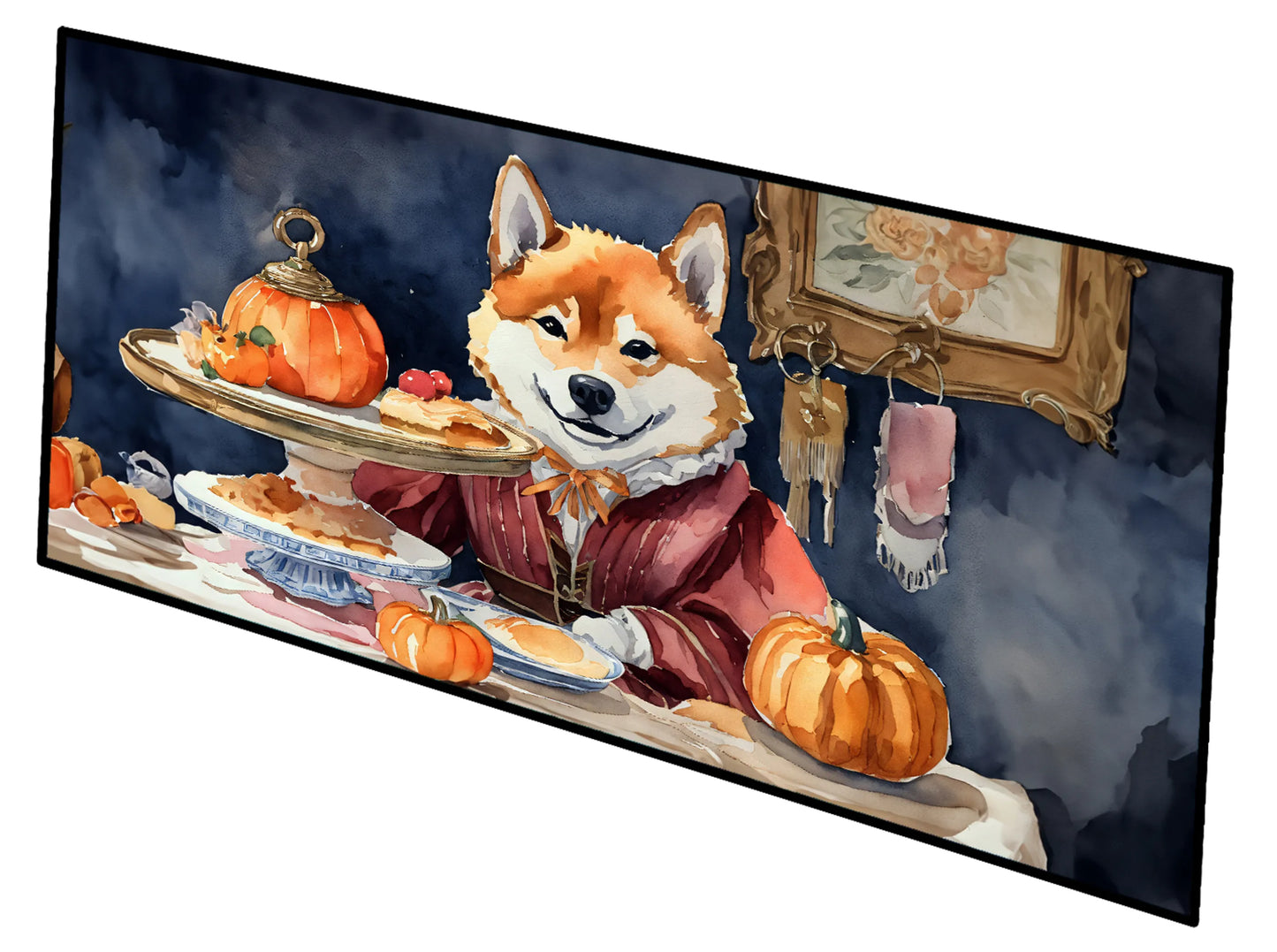 Fall Kitchen Pumpkin Pie Runner Mat 28x58 - Size: 28HX58W | Pack Of: 1 | Collection name: Fall kitchen pumpkin pie
