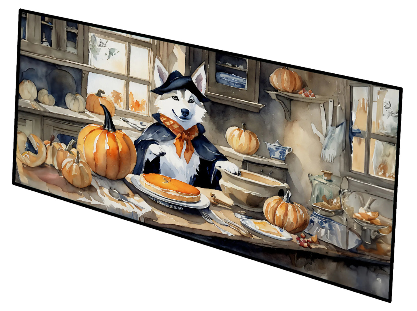 Fall Kitchen Pumpkin Pie Runner Mat 28x58 - Size: 28HX58W | Pack Of: 1 | Collection name: Fall kitchen pumpkin pie
