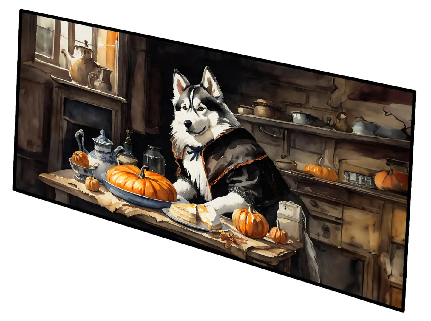 Fall Kitchen Pumpkin Pie Runner Mat 28x58 - Size: 28HX58W | Pack Of: 1 | Collection name: Fall kitchen pumpkin pie