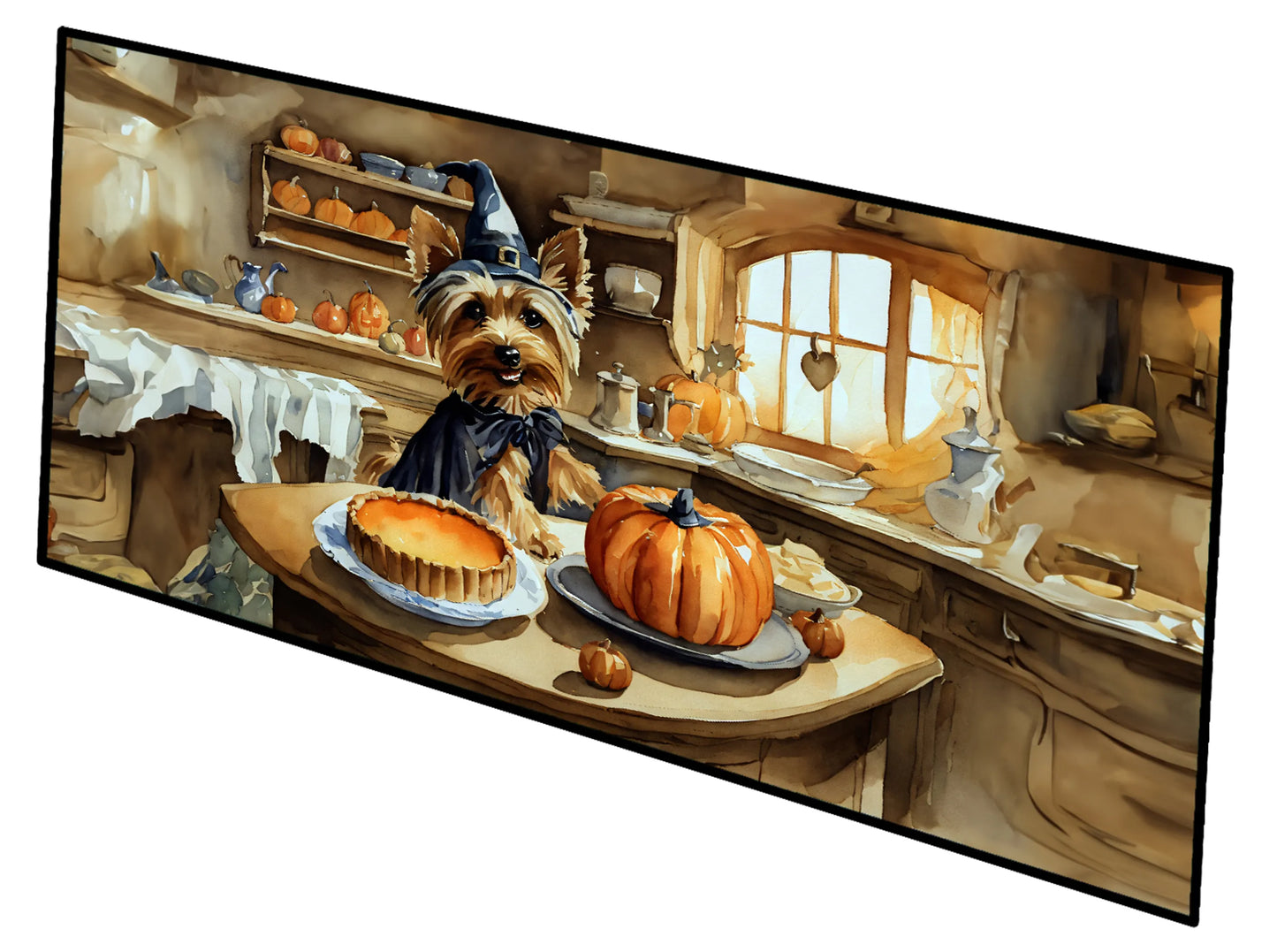 Fall Kitchen Pumpkin Pie Runner Mat 28x58 - Size: 28HX58W | Pack Of: 1 | Collection name: Fall kitchen pumpkin pie