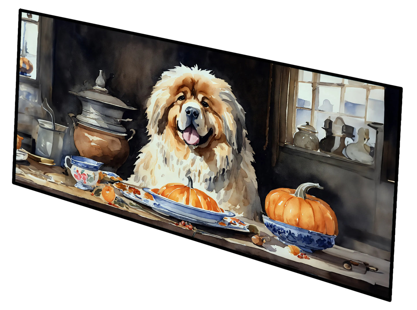 Fall Kitchen Pumpkin Pie Runner Mat 28x58 - Size: 28HX58W | Pack Of: 1 | Collection name: Fall kitchen pumpkin pie