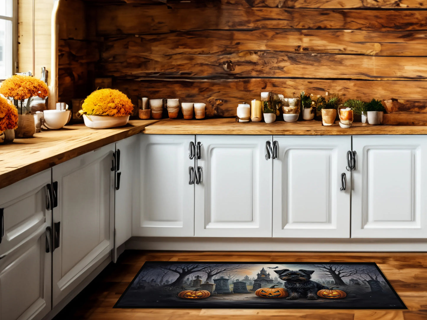 Spooky Halloween Runner Mat 28x58 - Size: 28HX58W | Pack Of: 1 | Collection name: Spooky halloween