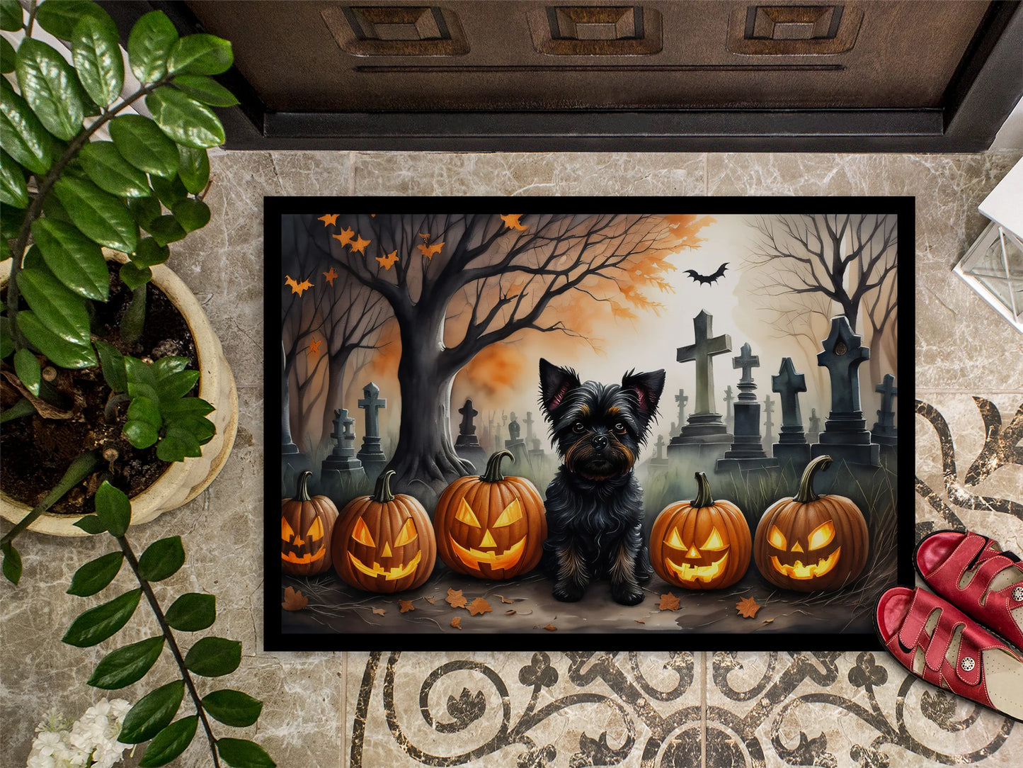 Spooky Halloween Doormat - Pack Of: 1 | Collection name: Spooky halloween