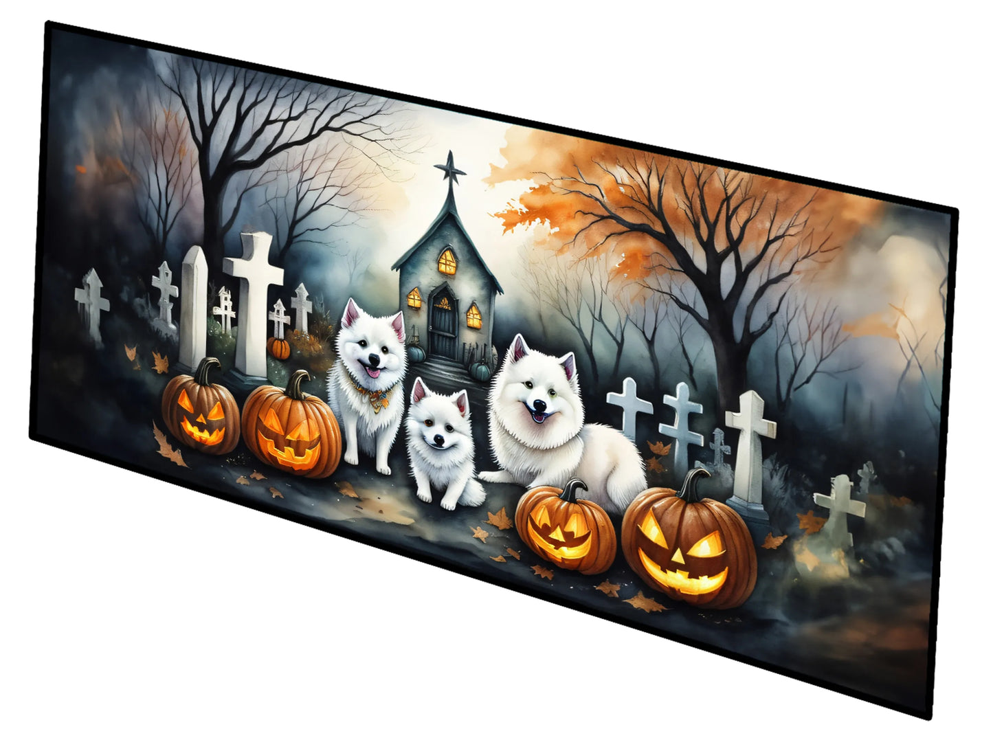 Spooky Halloween Runner Mat 28x58 - Size: 28HX58W | Pack Of: 1 | Collection name: Spooky halloween