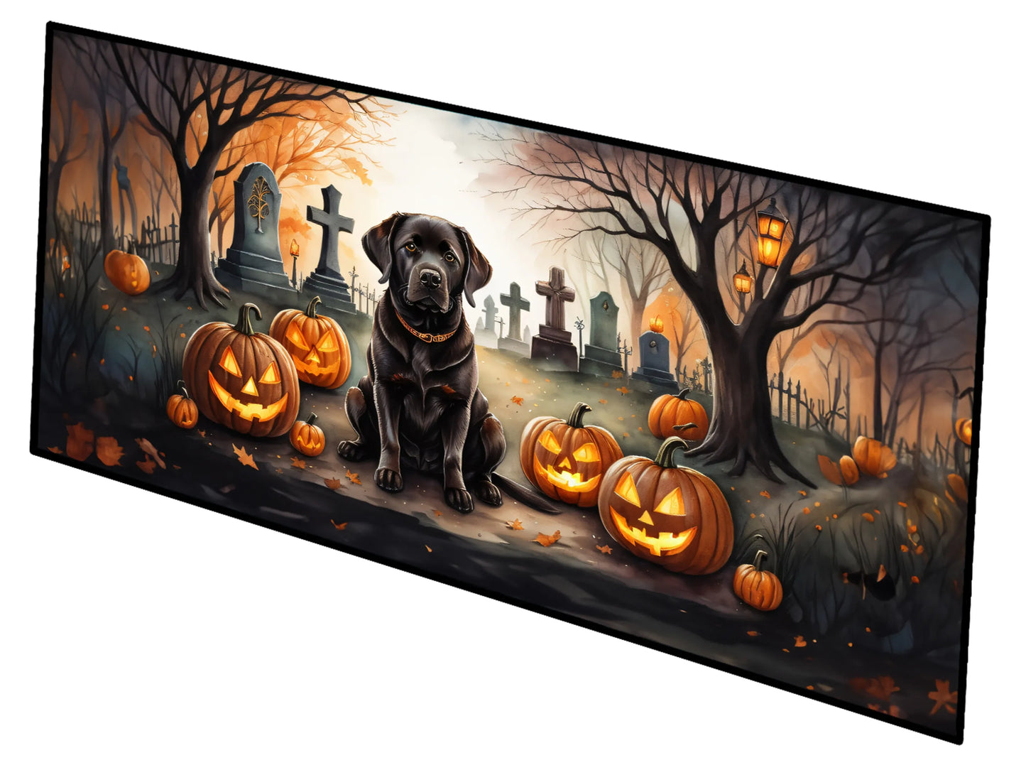 Spooky Halloween Runner Mat 28x58 - Size: 28HX58W | Pack Of: 1 | Collection name: Spooky halloween