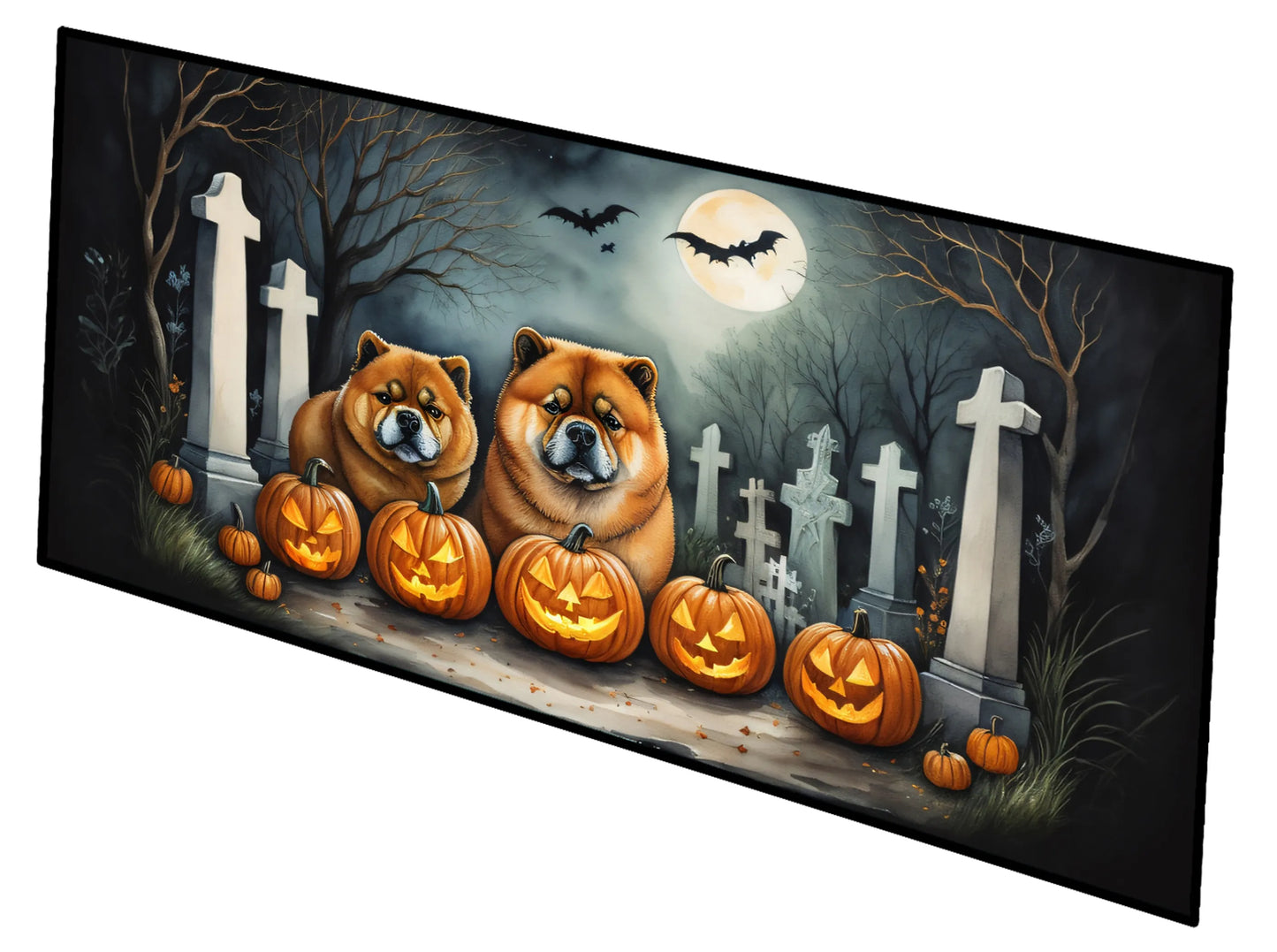 Spooky Halloween Runner Mat 28x58 - Size: 28HX58W | Pack Of: 1 | Collection name: Spooky halloween