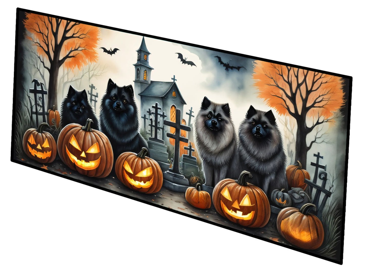 Spooky Halloween Runner Mat 28x58 - Size: 28HX58W | Pack Of: 1 | Collection name: Spooky halloween