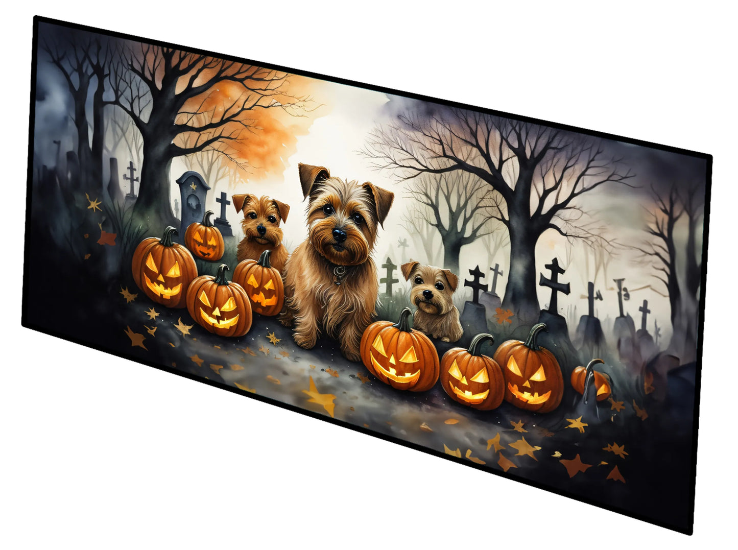 Spooky Halloween Runner Mat 28x58 - Size: 28HX58W | Pack Of: 1 | Collection name: Spooky halloween
