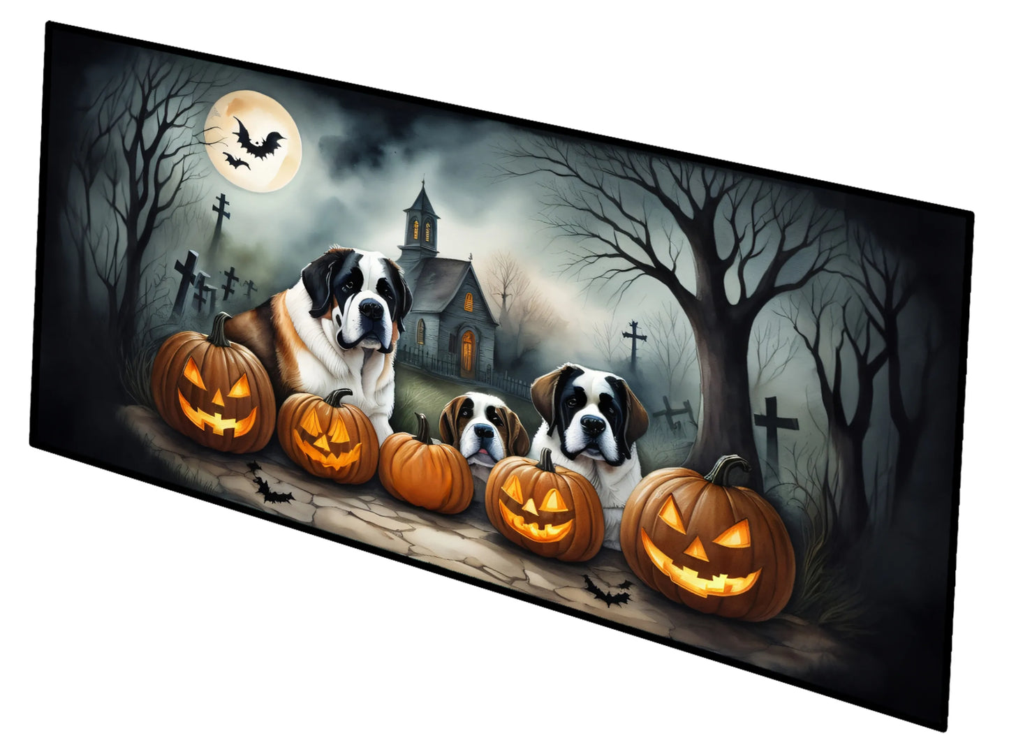 Spooky Halloween Runner Mat 28x58 - Size: 28HX58W | Pack Of: 1 | Collection name: Spooky halloween