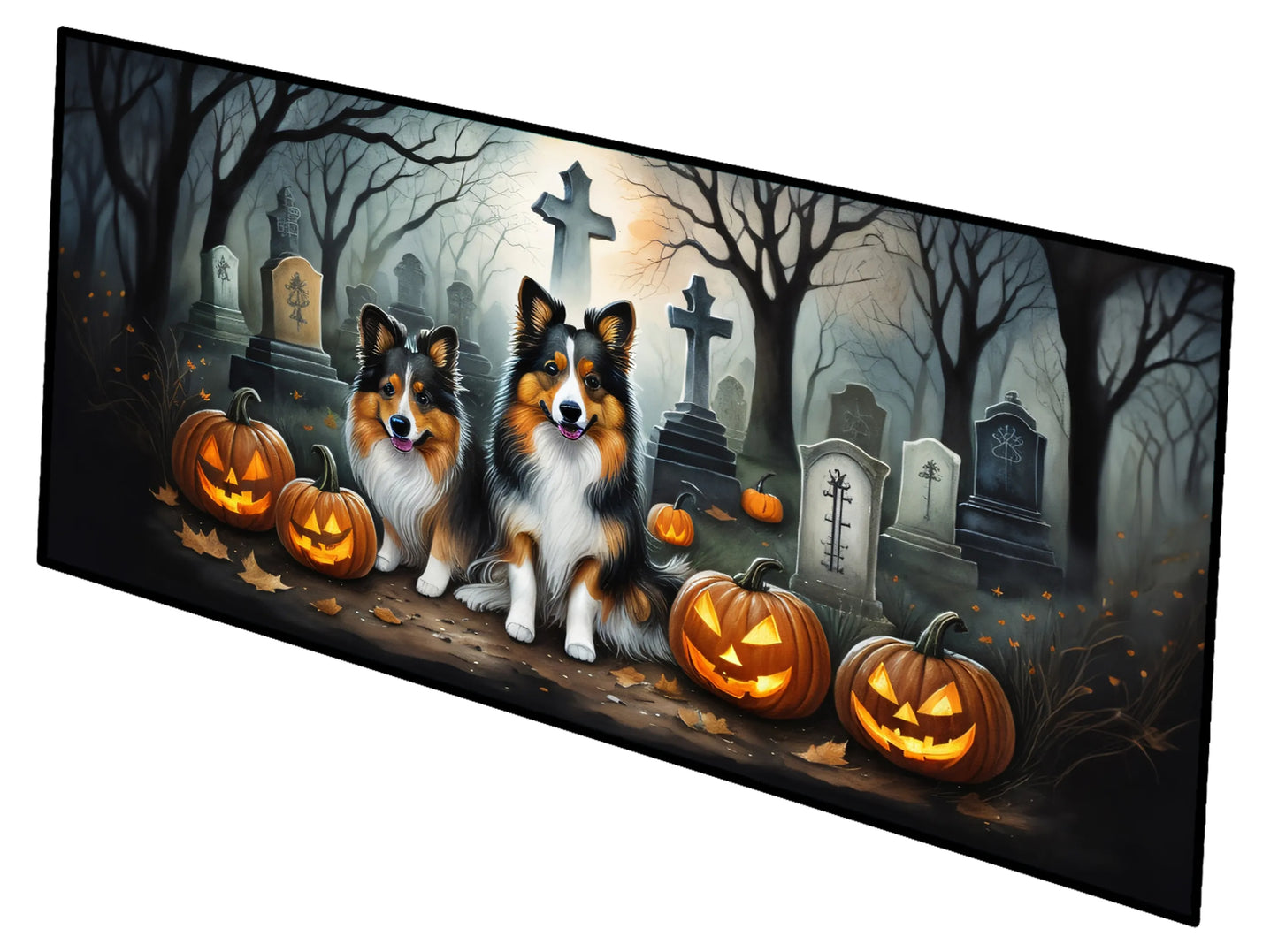 Spooky Halloween Runner Mat 28x58 - Size: 28HX58W | Pack Of: 1 | Collection name: Spooky halloween