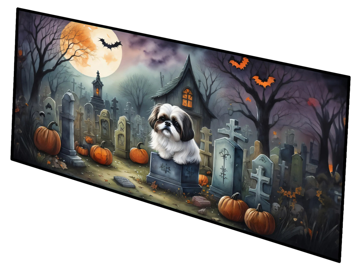 Spooky Halloween Runner Mat 28x58 - Size: 28HX58W | Pack Of: 1 | Collection name: Spooky halloween