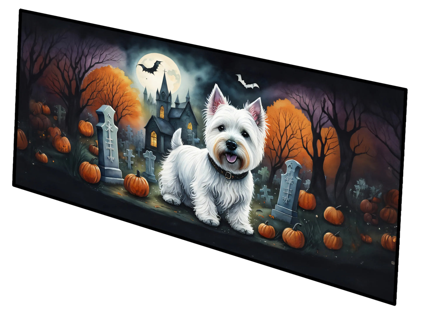 Spooky Halloween Runner Mat 28x58 - Size: 28HX58W | Pack Of: 1 | Collection name: Spooky halloween
