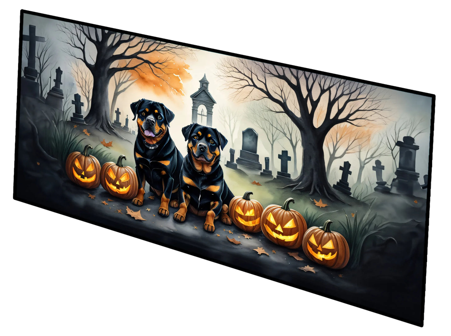 Spooky Halloween Runner Mat 28x58 - Size: 28HX58W | Pack Of: 1 | Collection name: Spooky halloween
