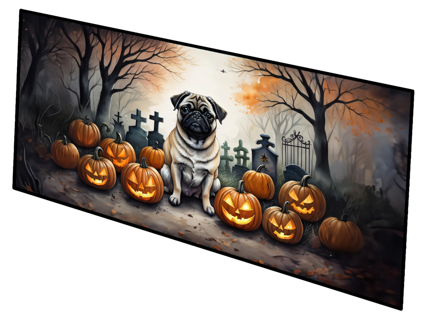Spooky Halloween Runner Mat 28x58 - Size: 28HX58W | Pack Of: 1 | Collection name: Spooky halloween
