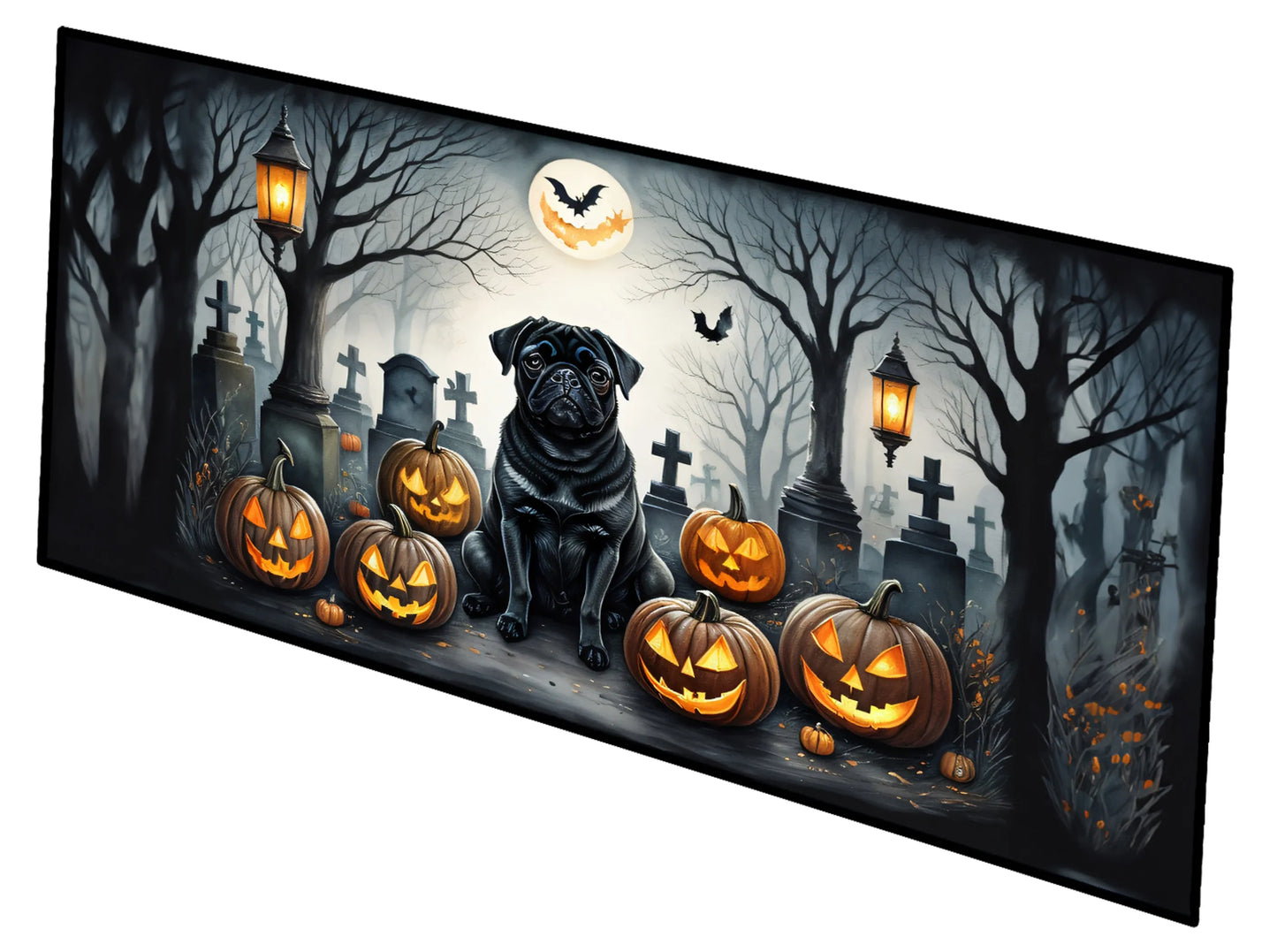 Spooky Halloween Runner Mat 28x58 - Size: 28HX58W | Pack Of: 1 | Collection name: Spooky halloween