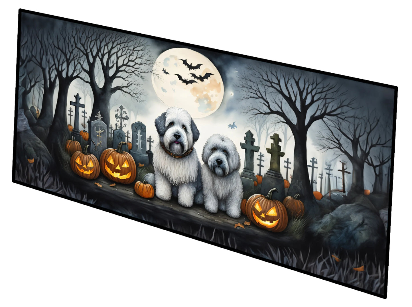 Spooky Halloween Runner Mat 28x58 - Size: 28HX58W | Pack Of: 1 | Collection name: Spooky halloween