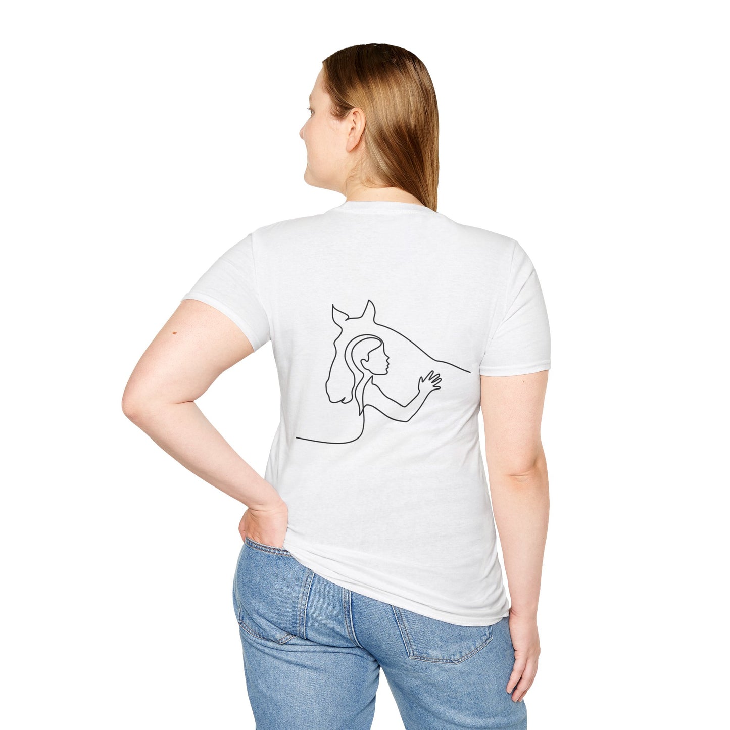 Equestrian Love Unisex T-Shirt, Horse Lover Gift, Casual Tee, Farm Life Apparel, Riding Shirt, Animal Artwear